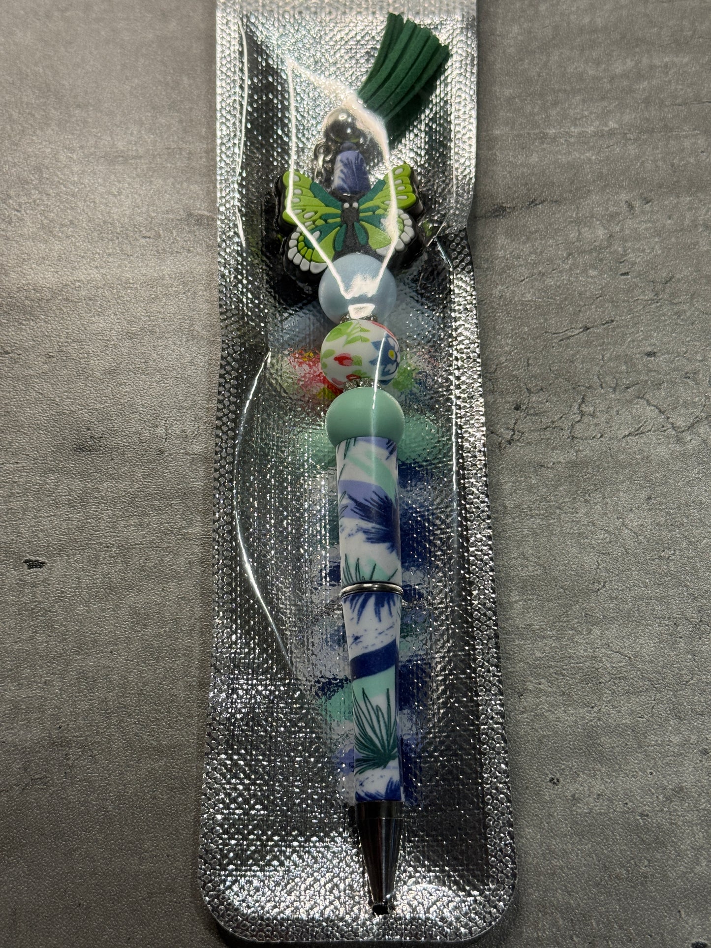 Beaded Butterfly Pen