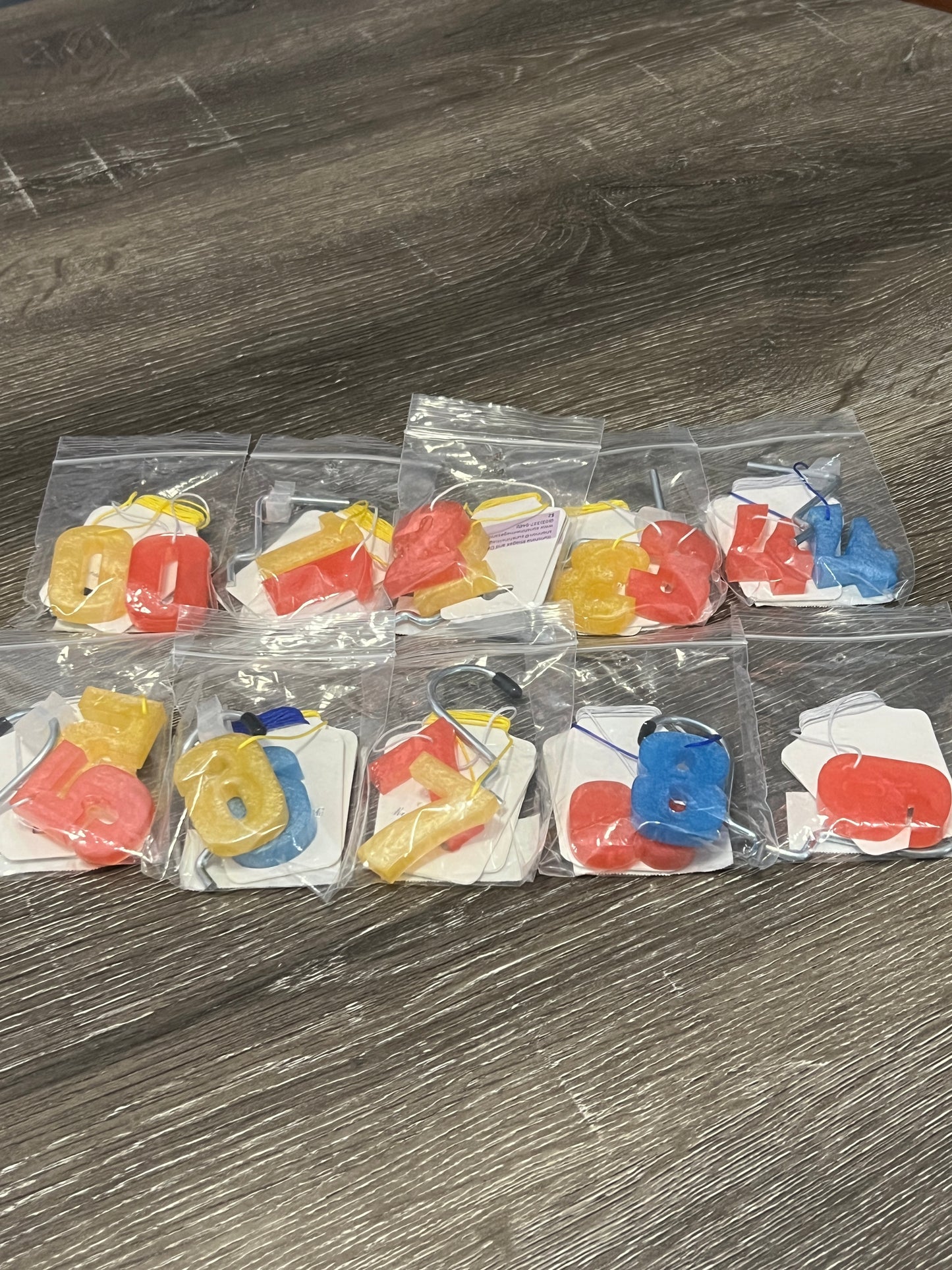 Number Pendants