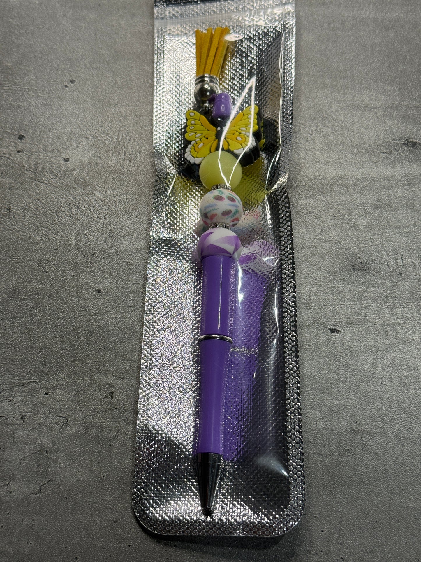 Beaded Butterfly Pen