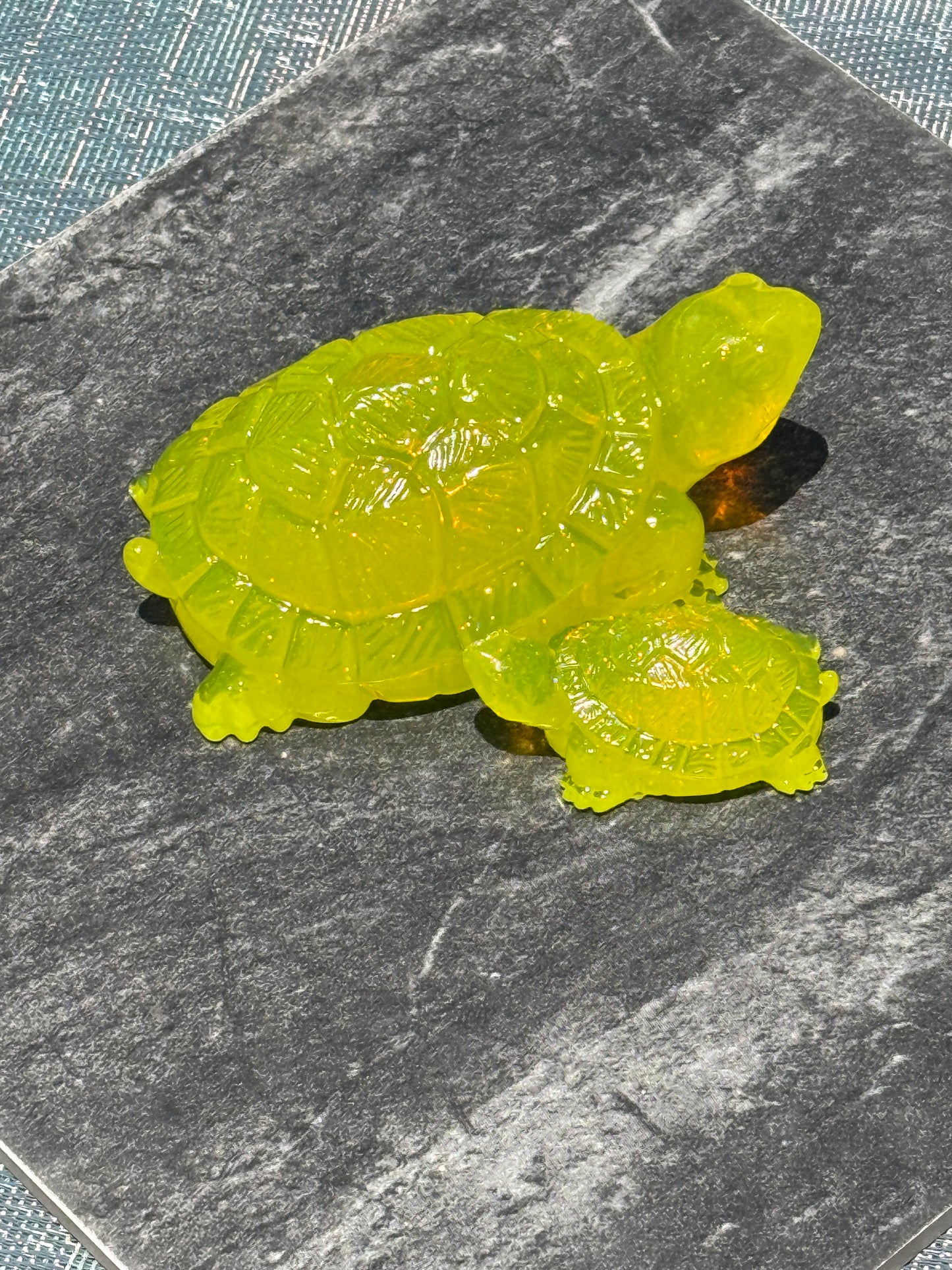Mama and Baby Turtle figurines