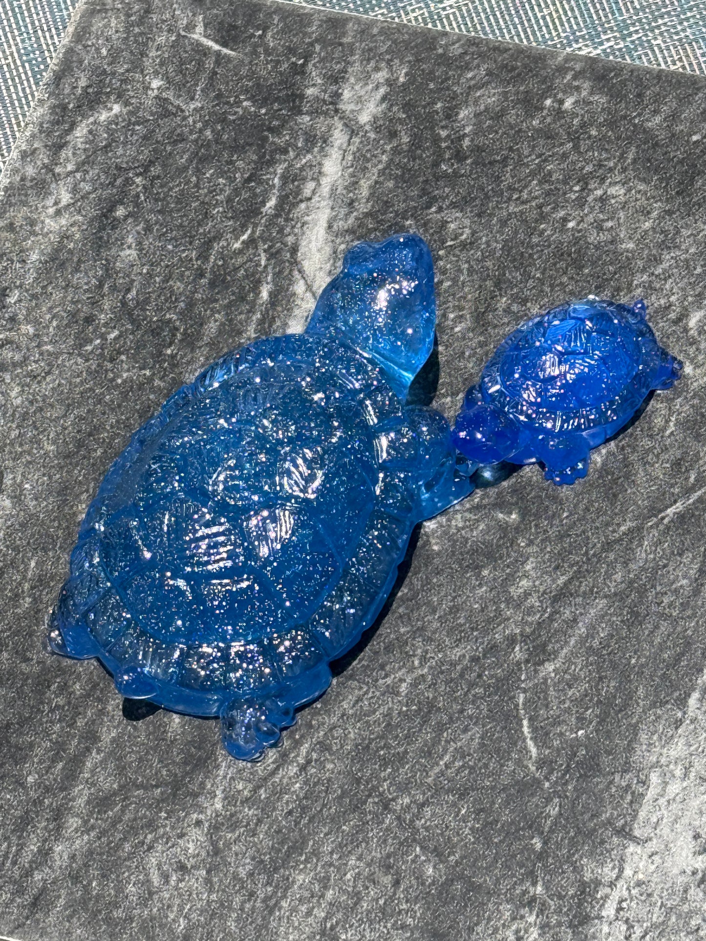 Mama and Baby Turtle figurines
