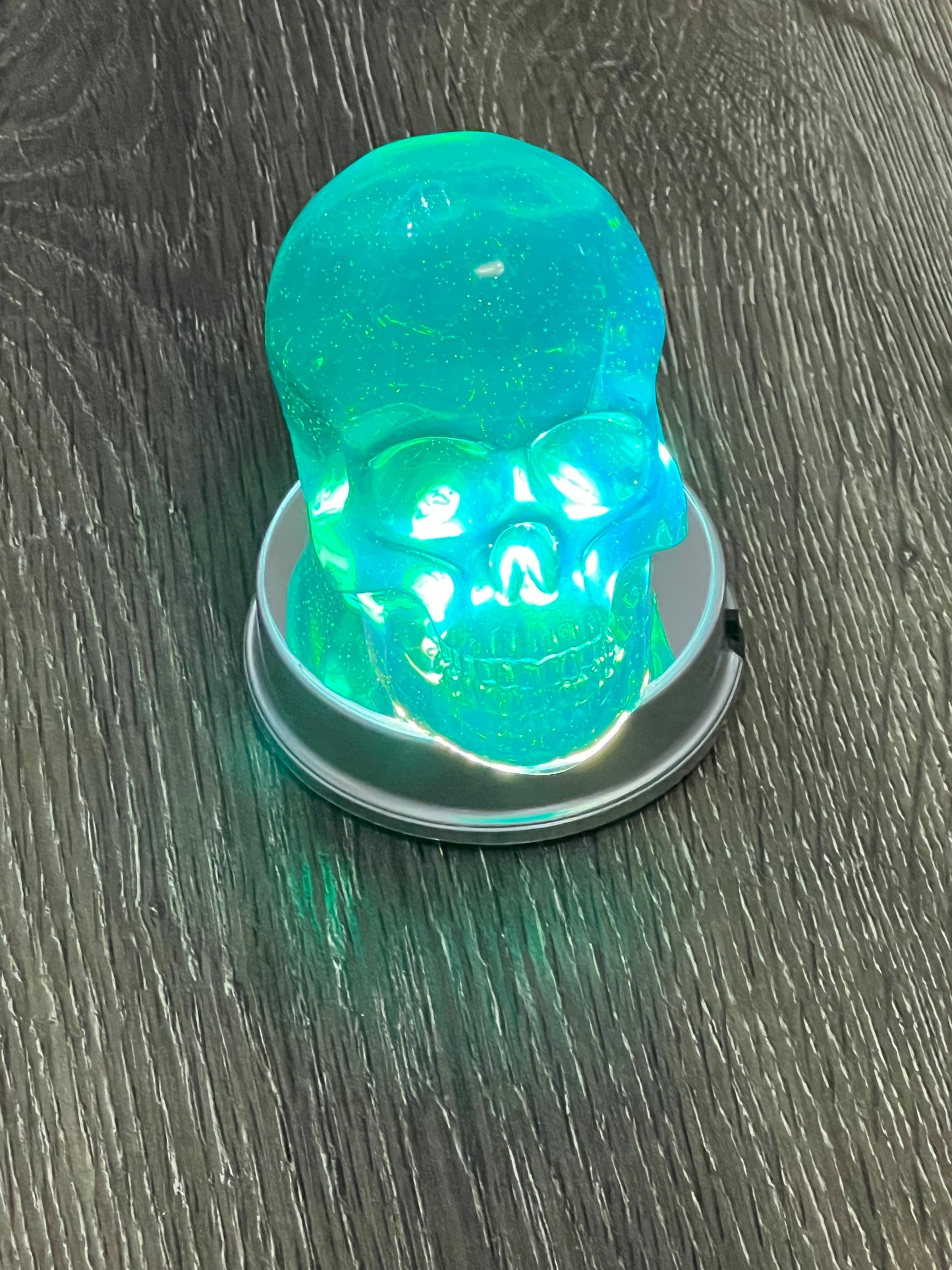 Skull - Lg, green