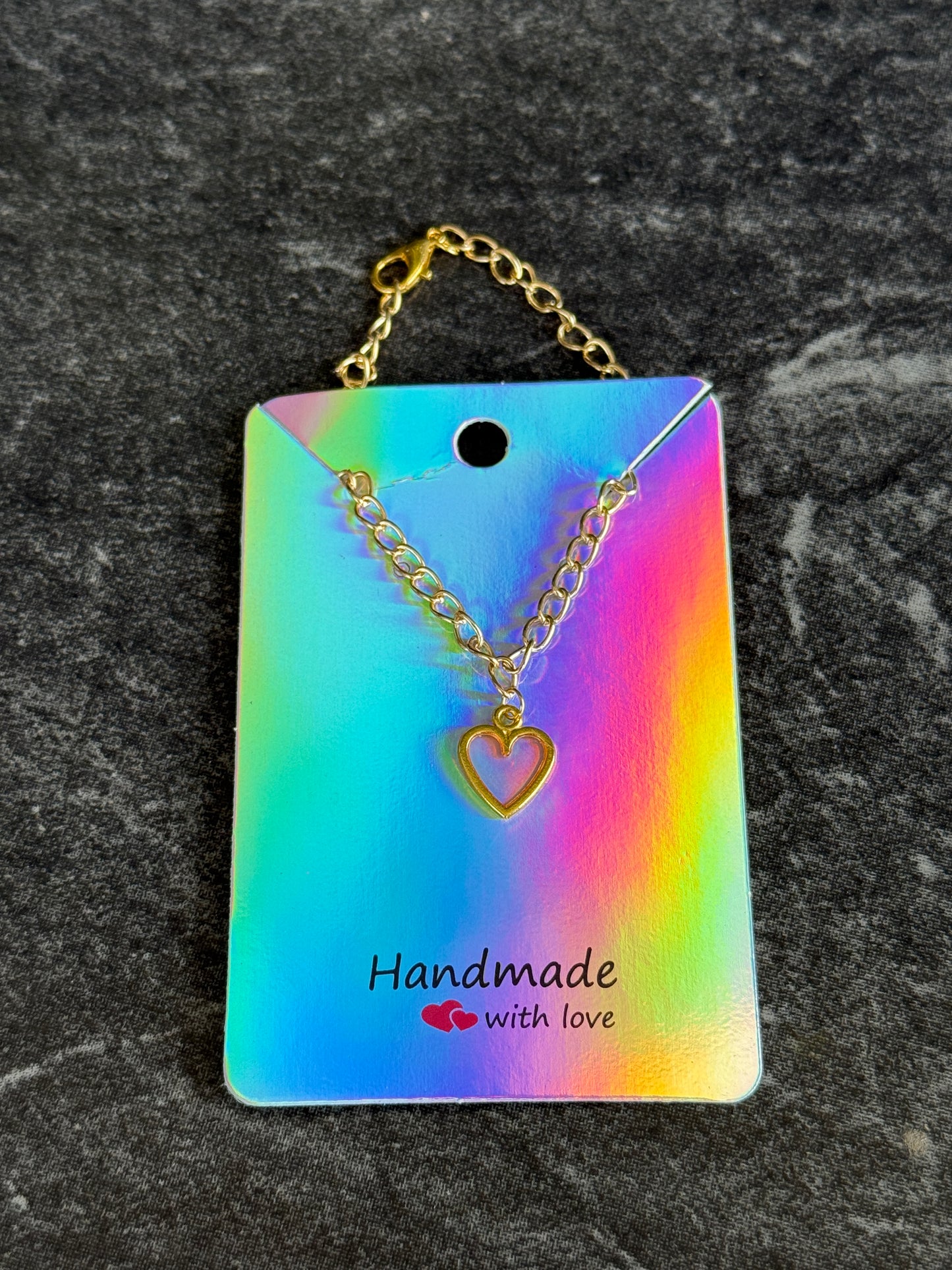 Heart Pendant Bracelet