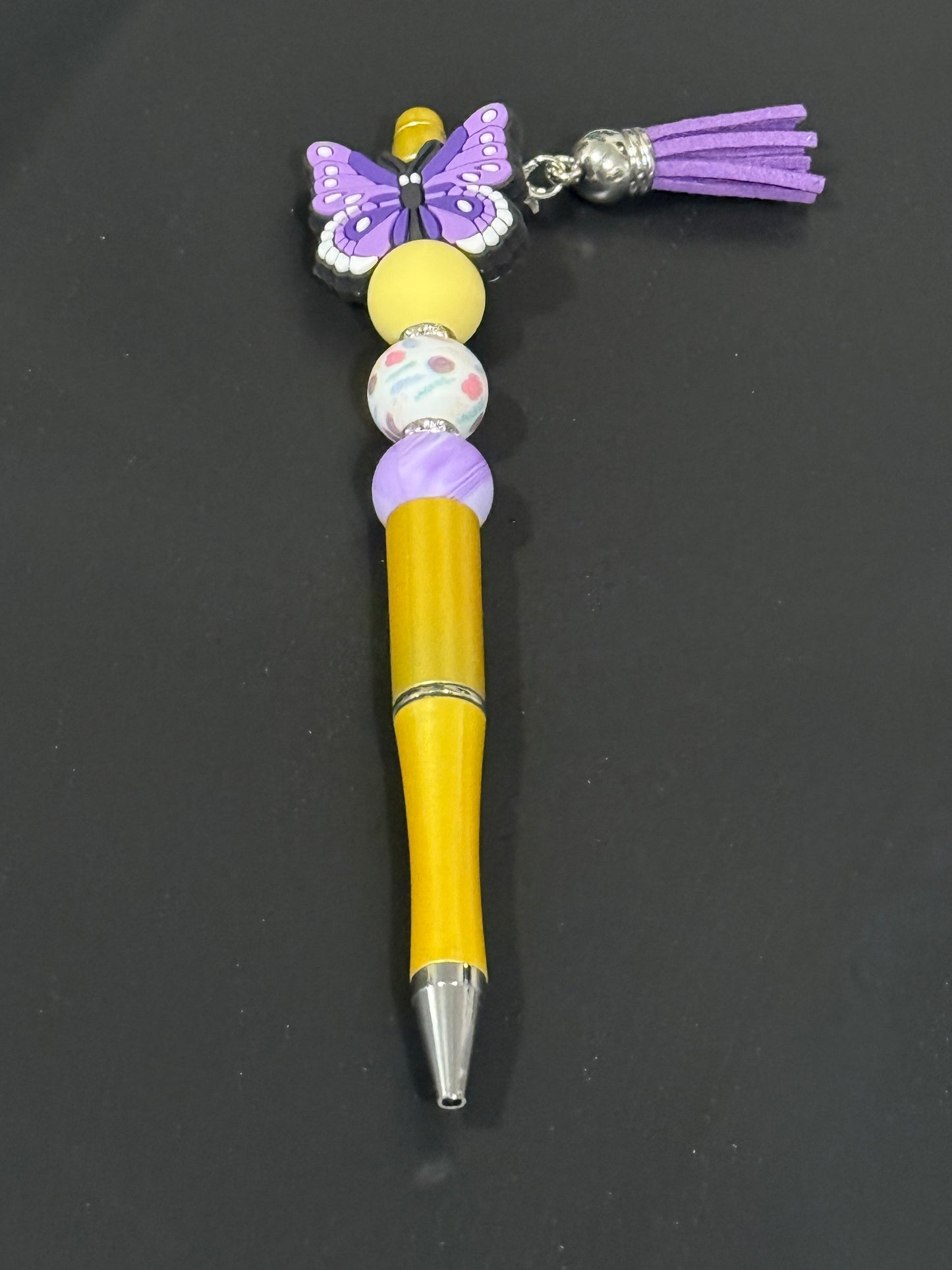 Beaded Butterfly Pen