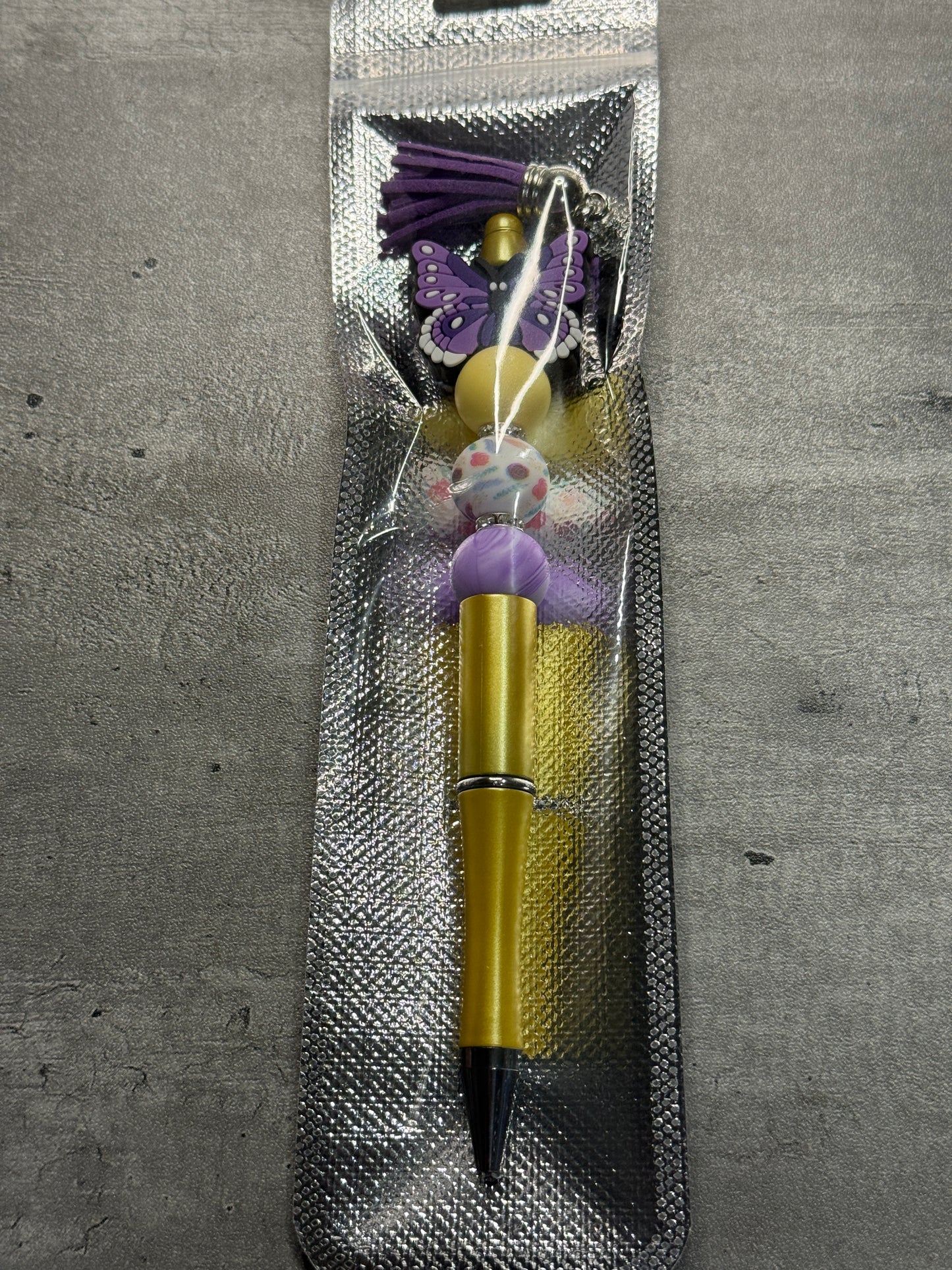 Beaded Butterfly Pen