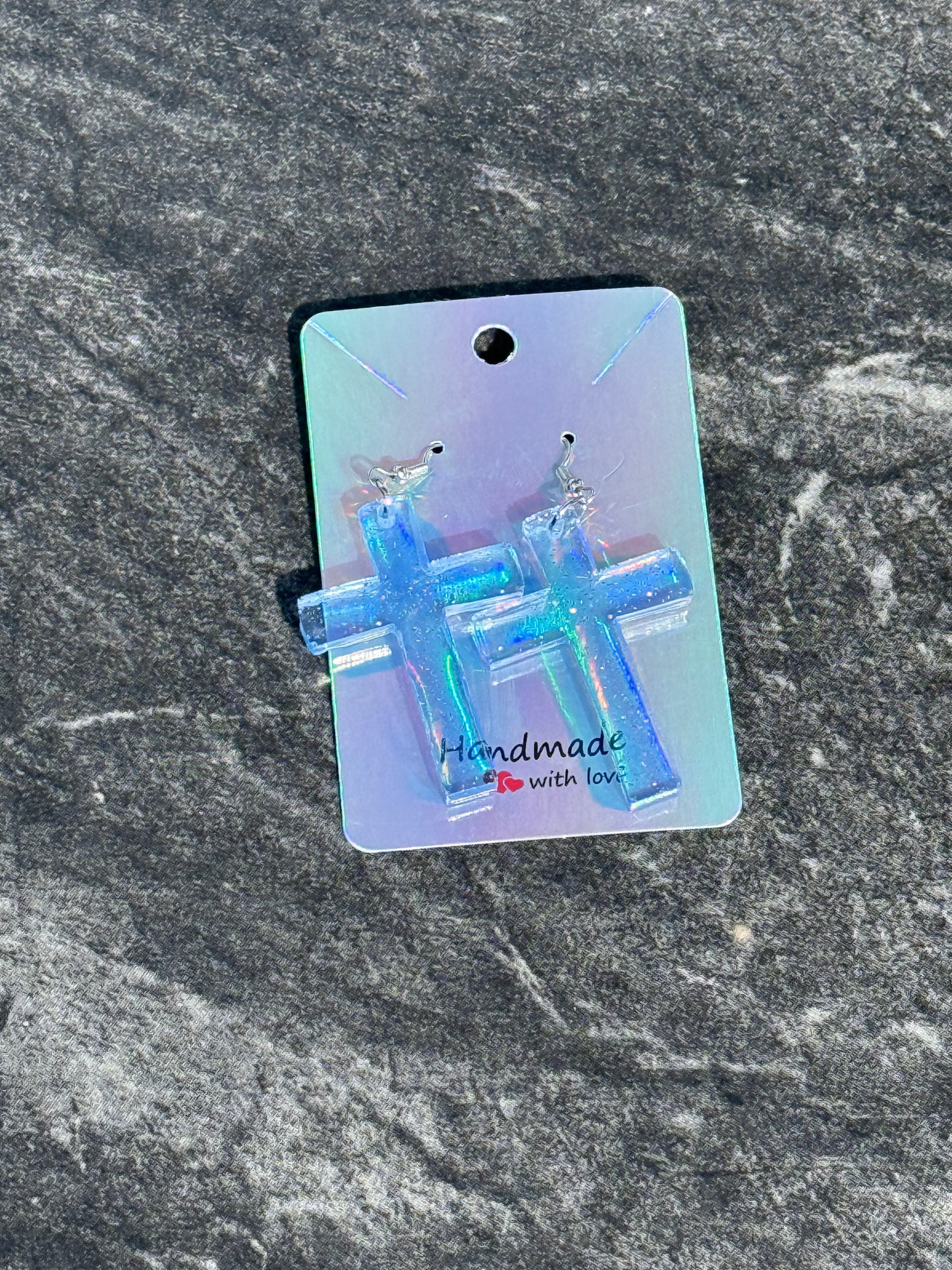 Cross Pendant Earrings