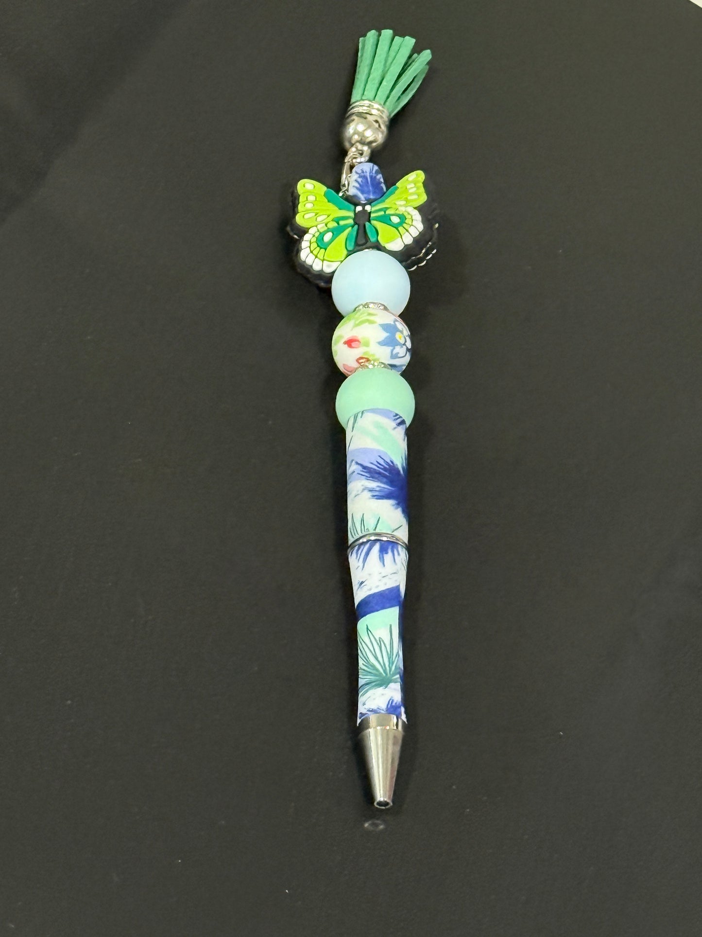 Beaded Butterfly Pen