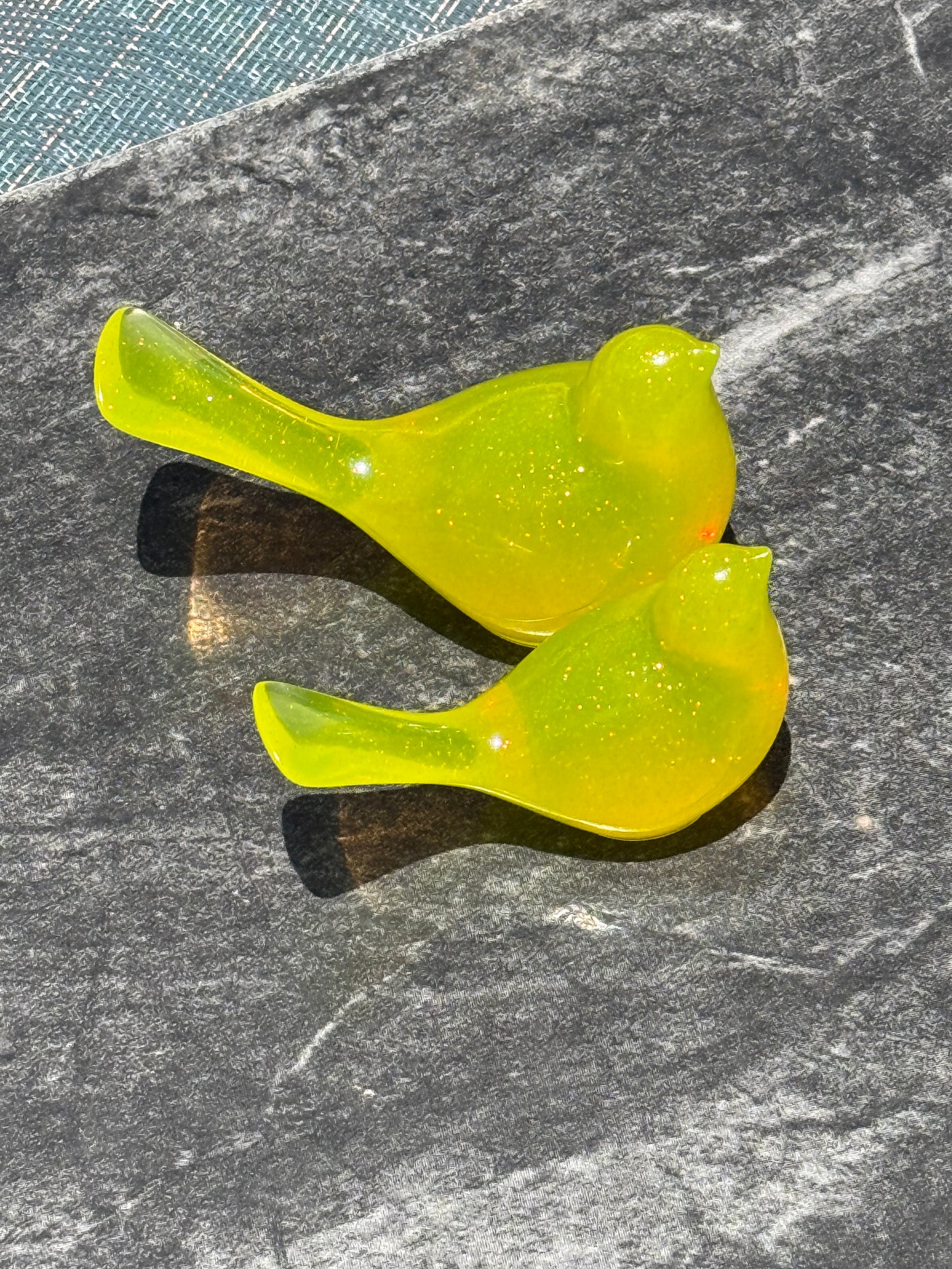 Mama and Baby Bird figurines