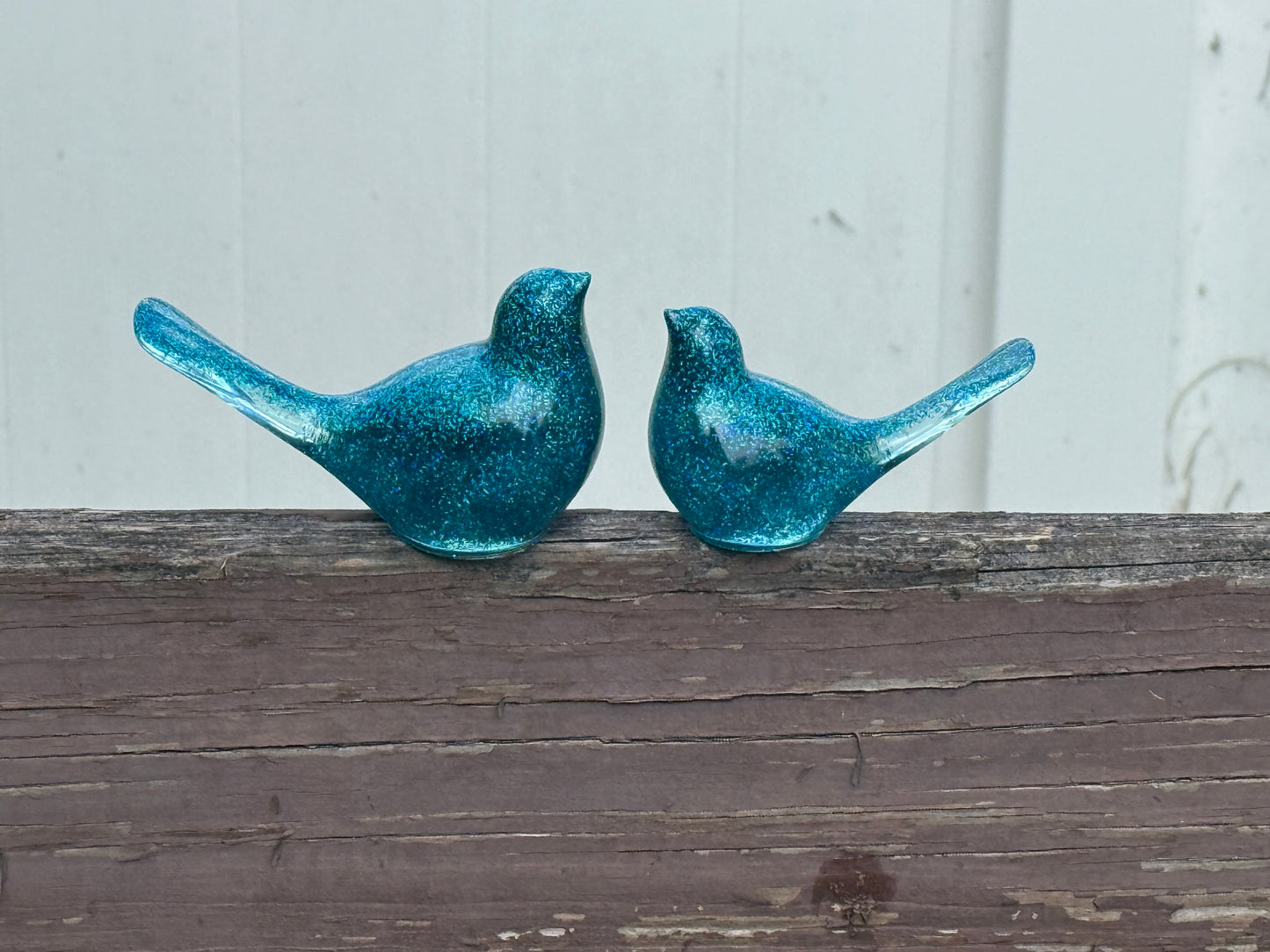 Mama and Baby Bird figurines