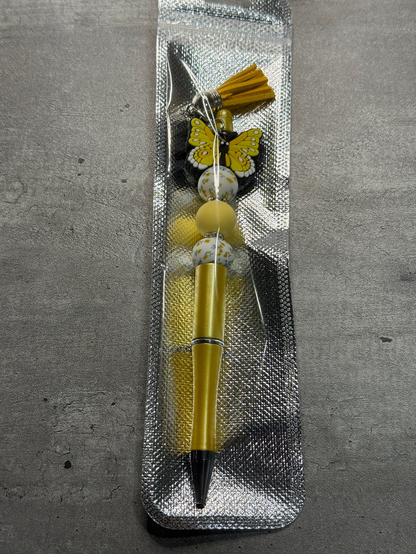 Beaded Butterfly Pen