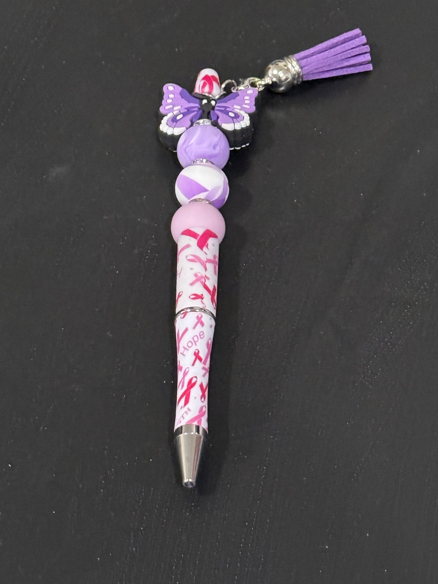 Beaded Butterfly Pen