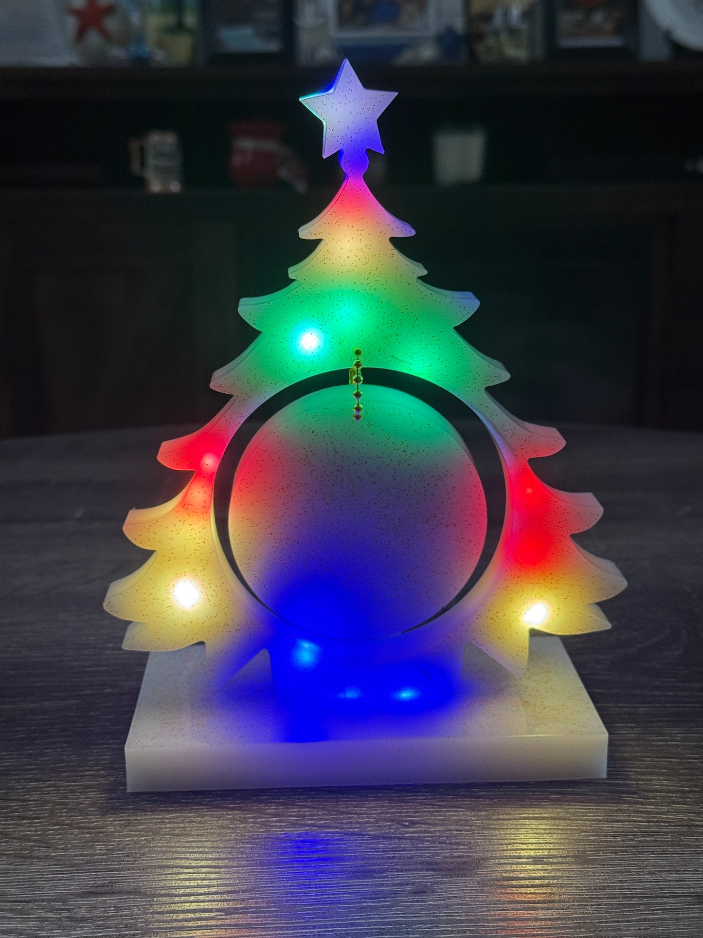 Christmas Tree w/ flashing LED lights