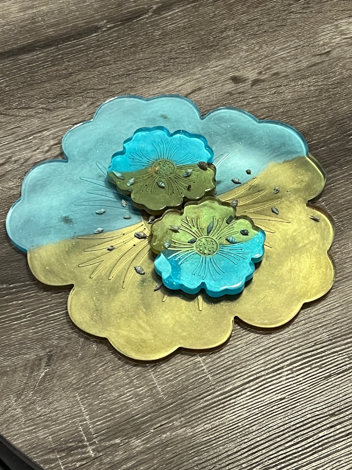 Serving Tray with Coasters