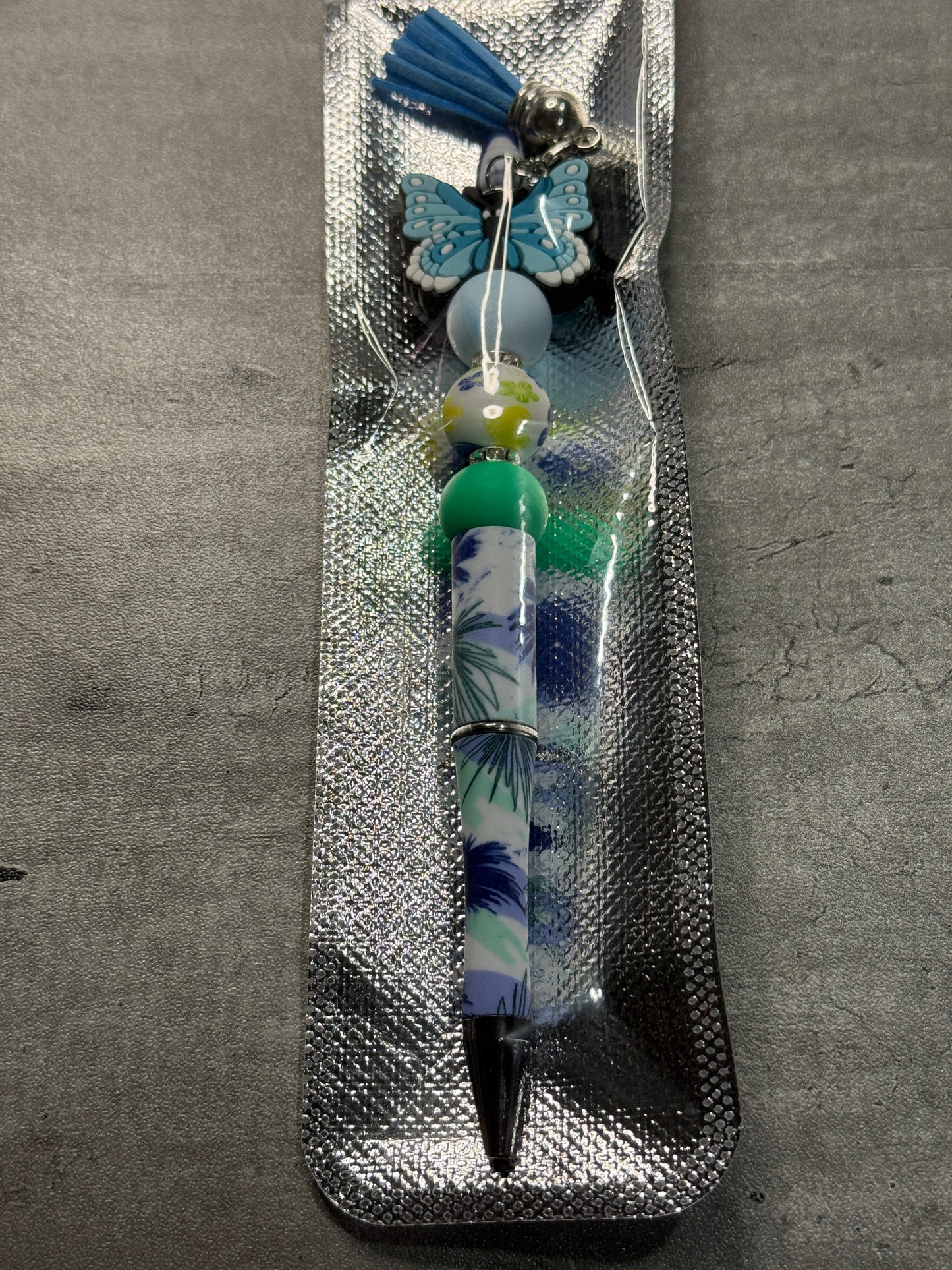 Beaded Butterfly Pen