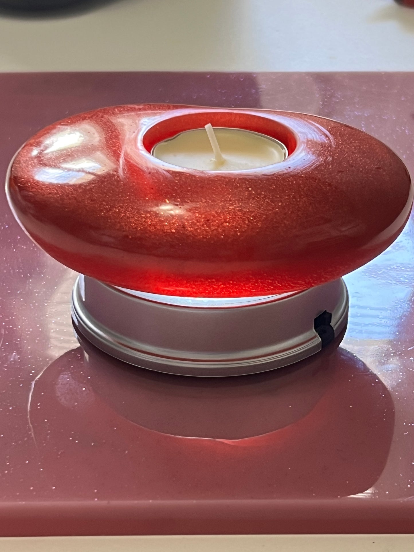 Tea light candle holder - Oblong