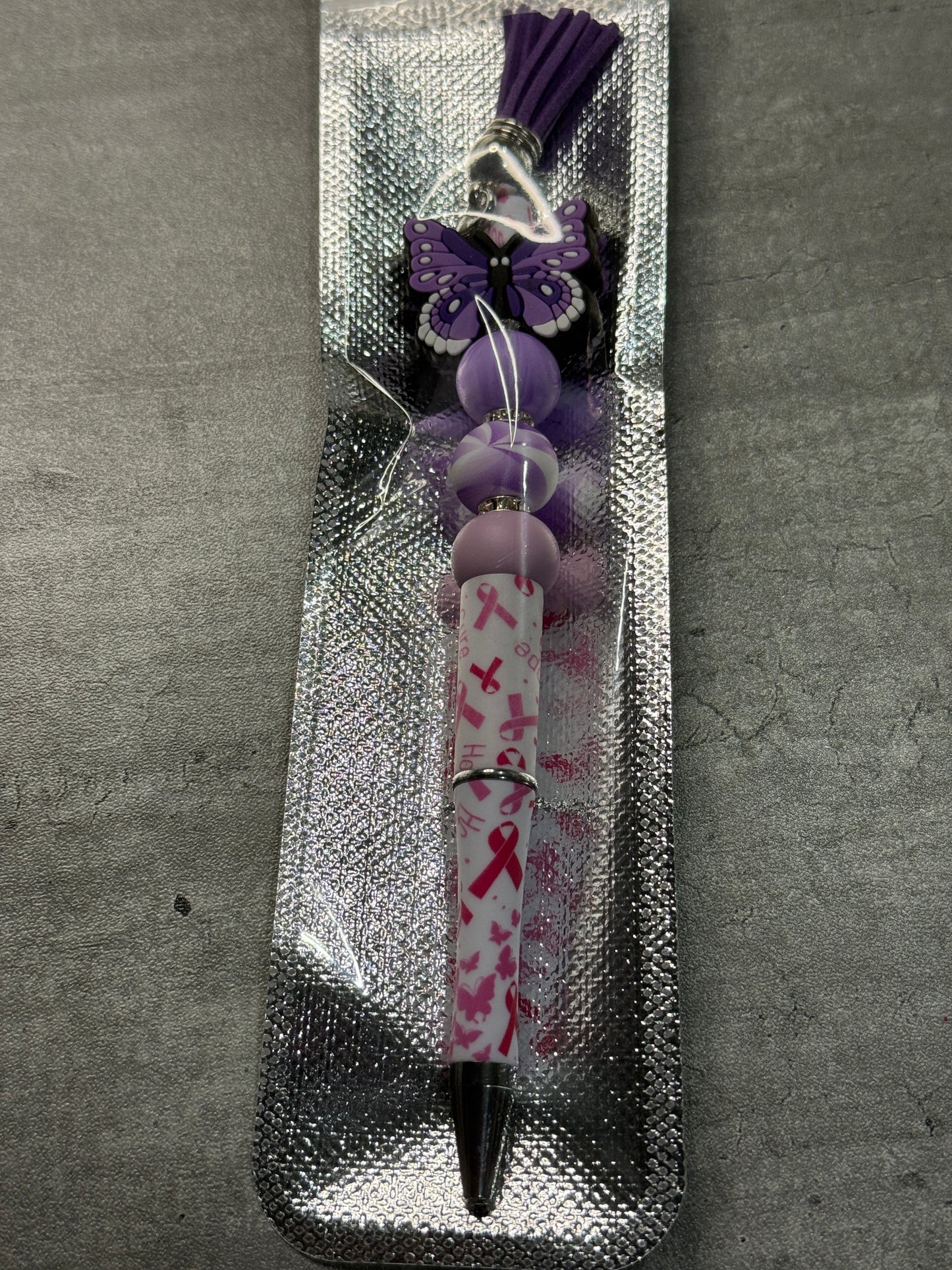 Beaded Butterfly Pen