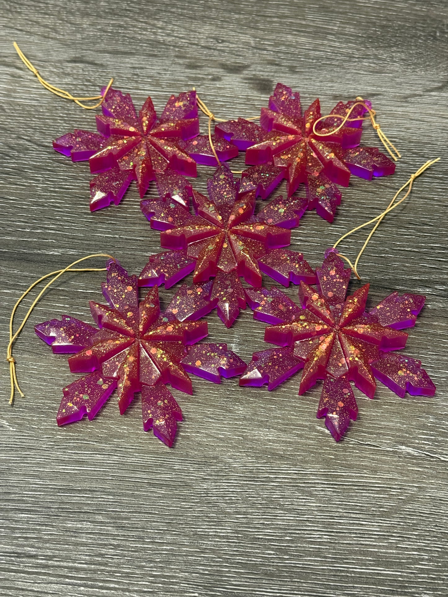 Snowflake Christmas Ornaments - Lg