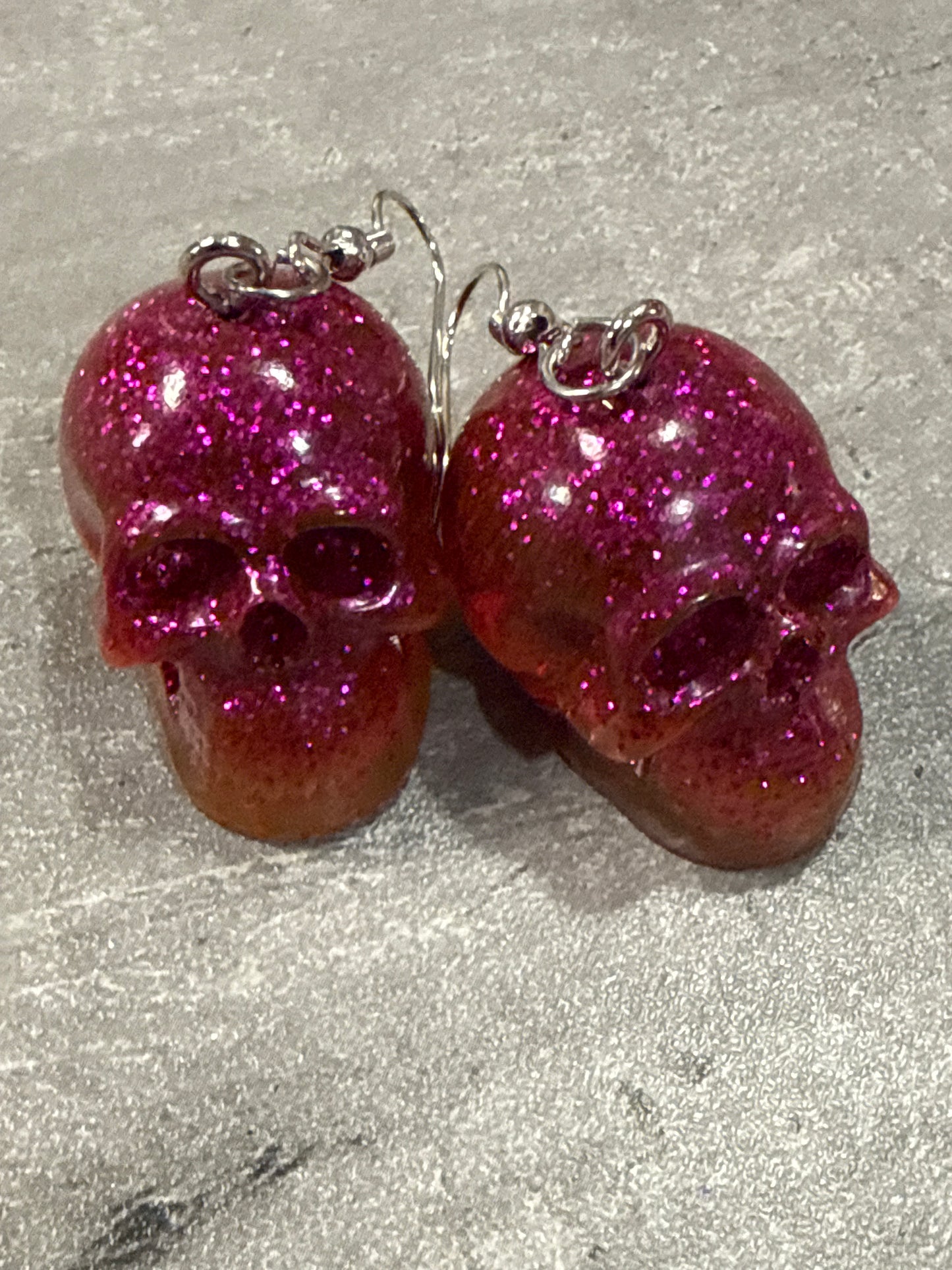 Glow-in-the-dark Skull Earrings