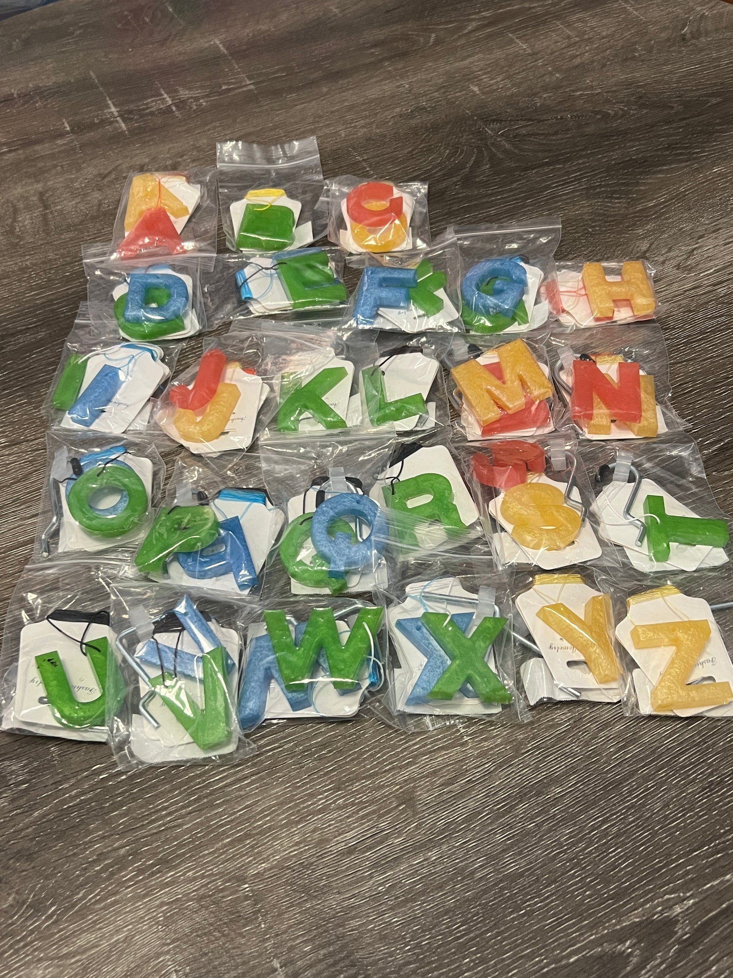 Alphabet Pendants