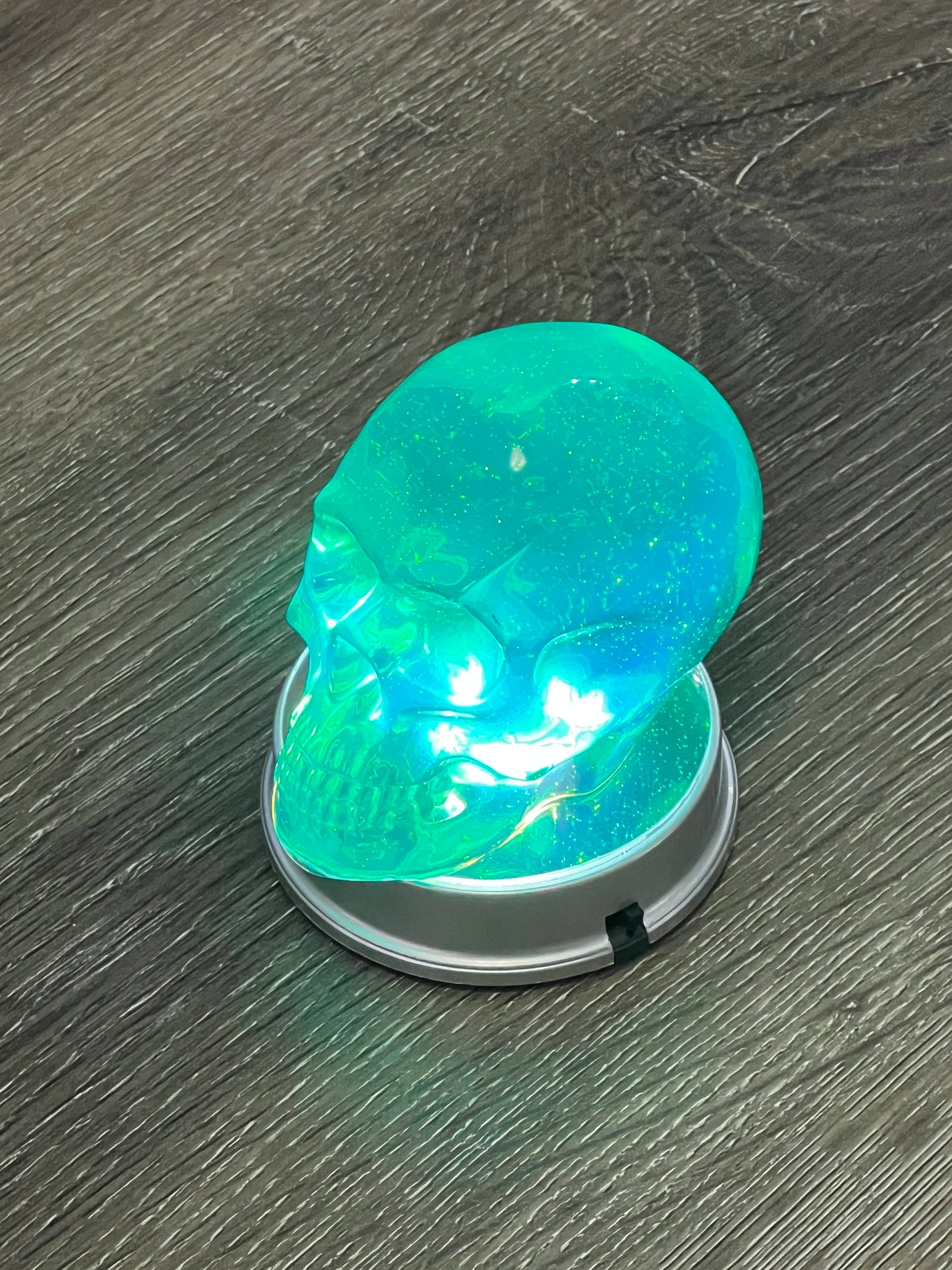 Skull - Lg, green