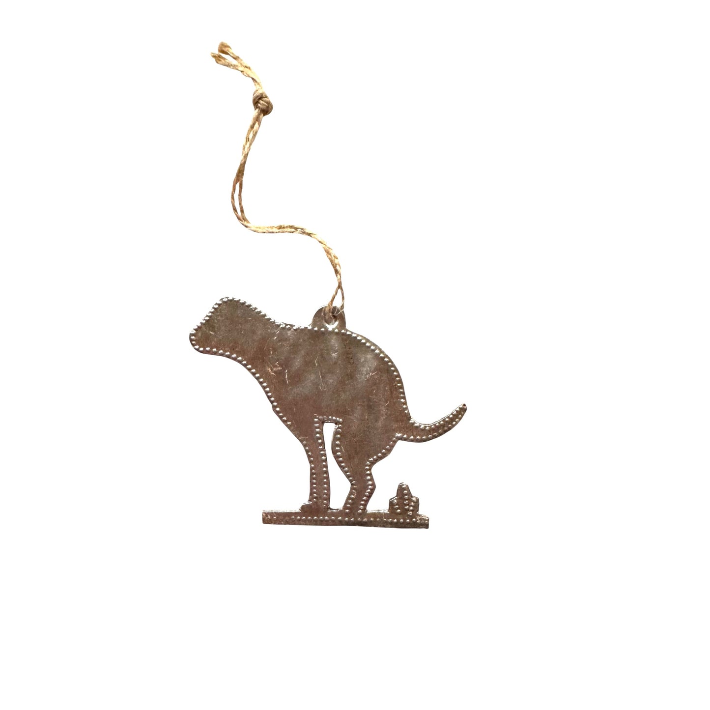 Pooping Pup Ornament