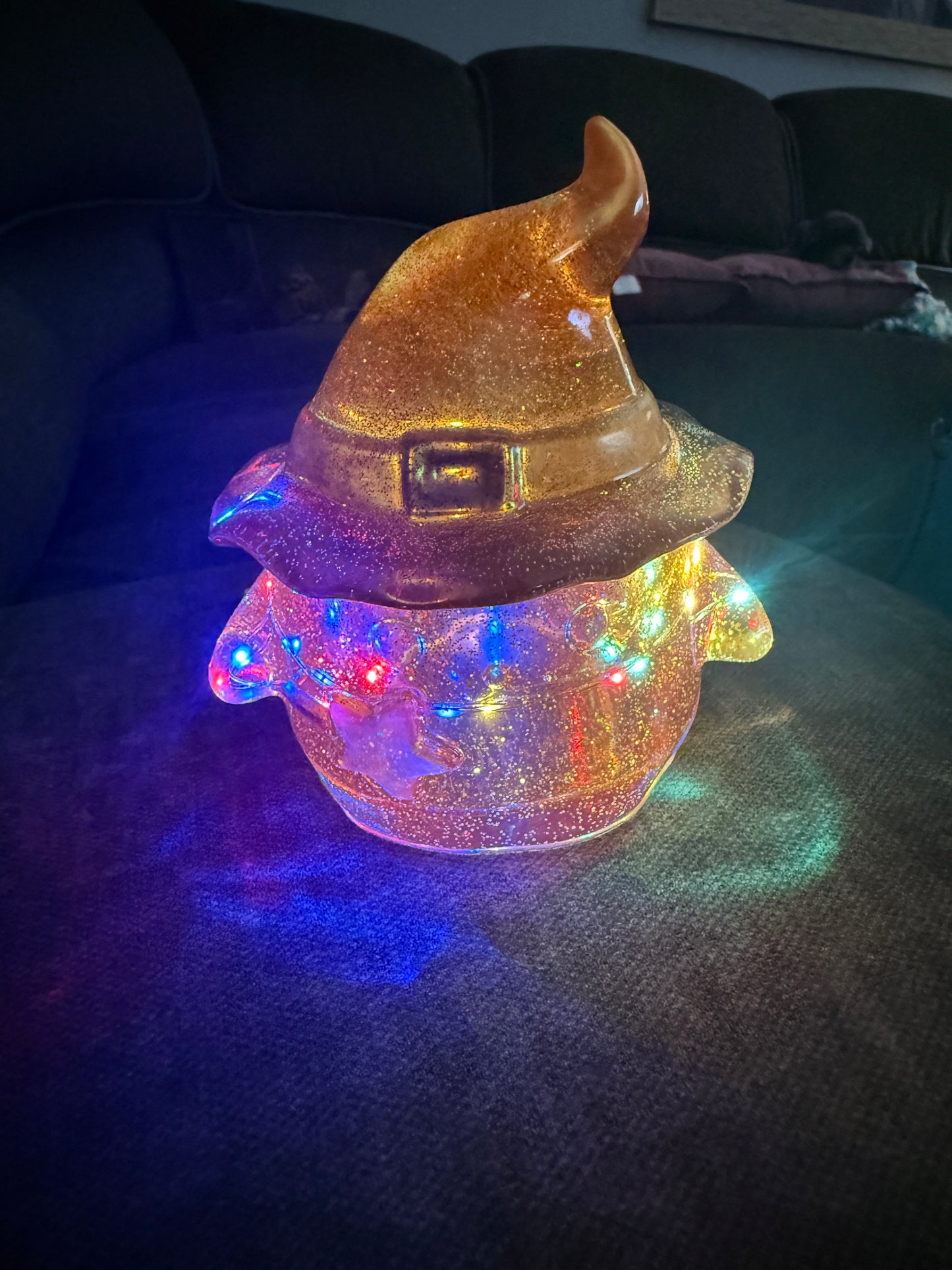 Witchy Ghost Jar - With LED