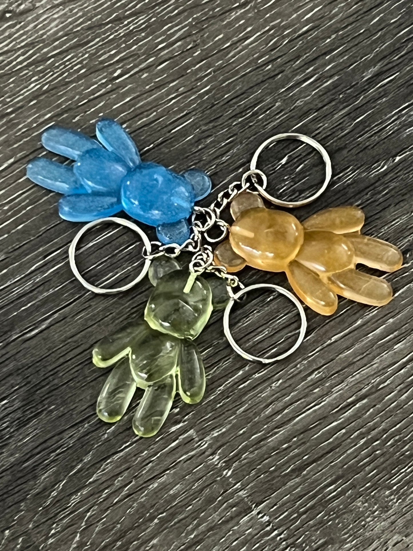 Glitter Bear Keychain