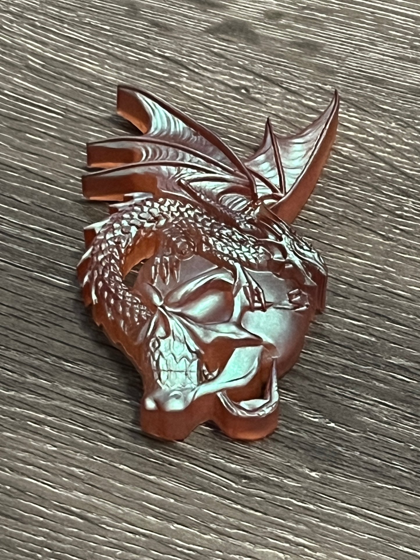 Dragon on Skull