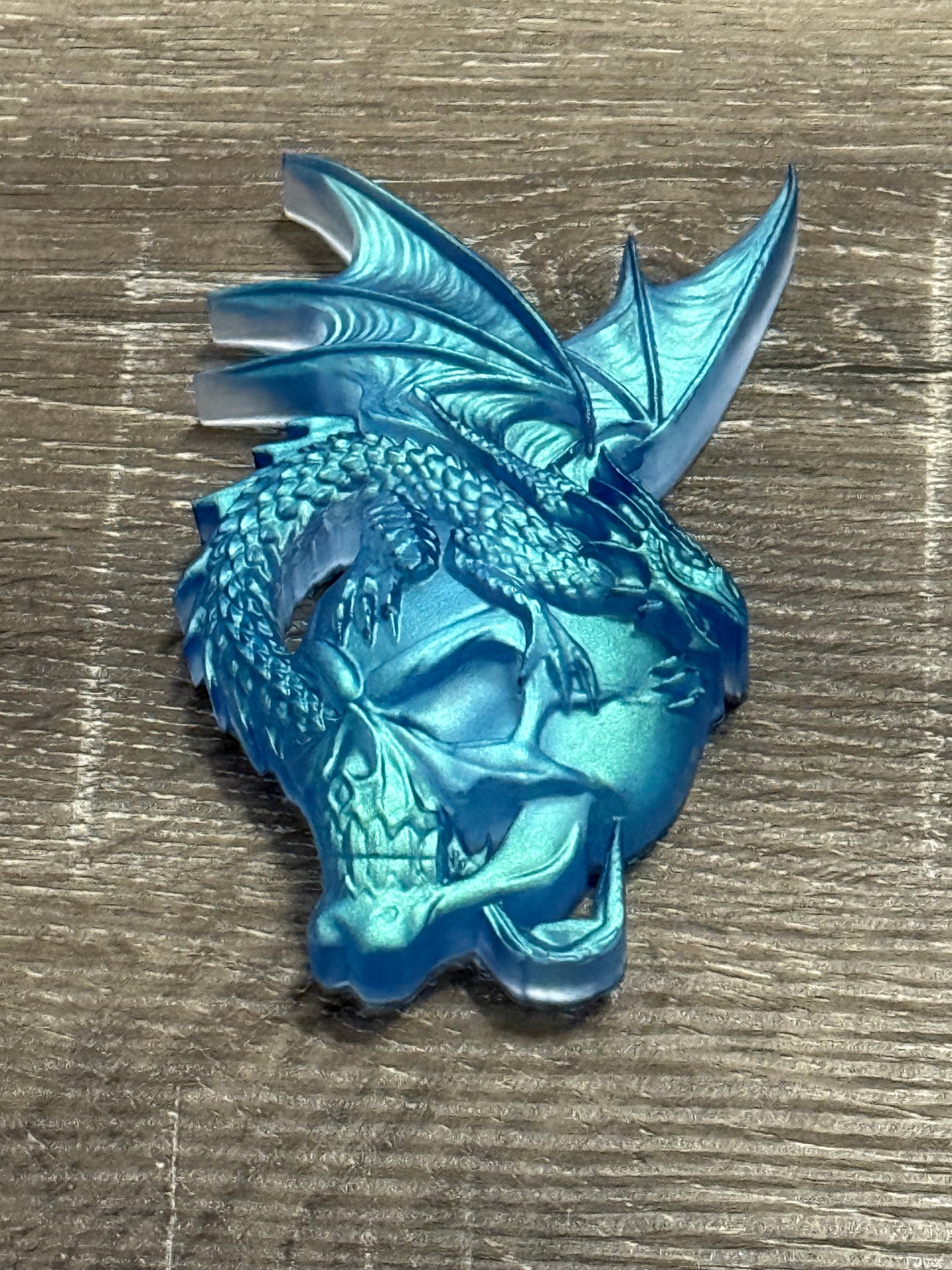 Dragon on Skull