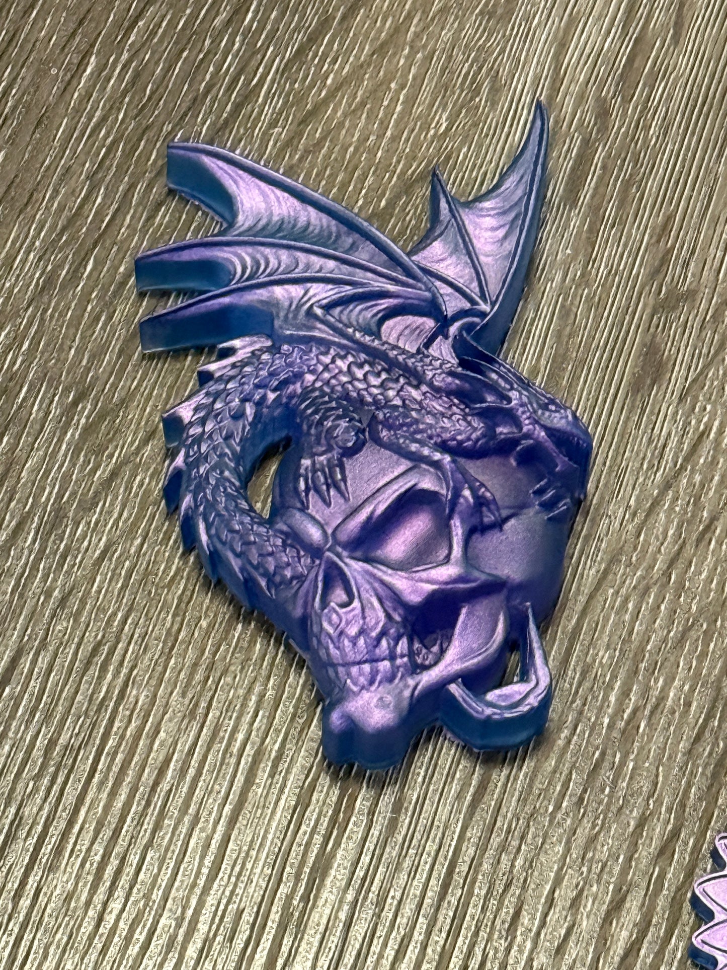 Dragon on Skull
