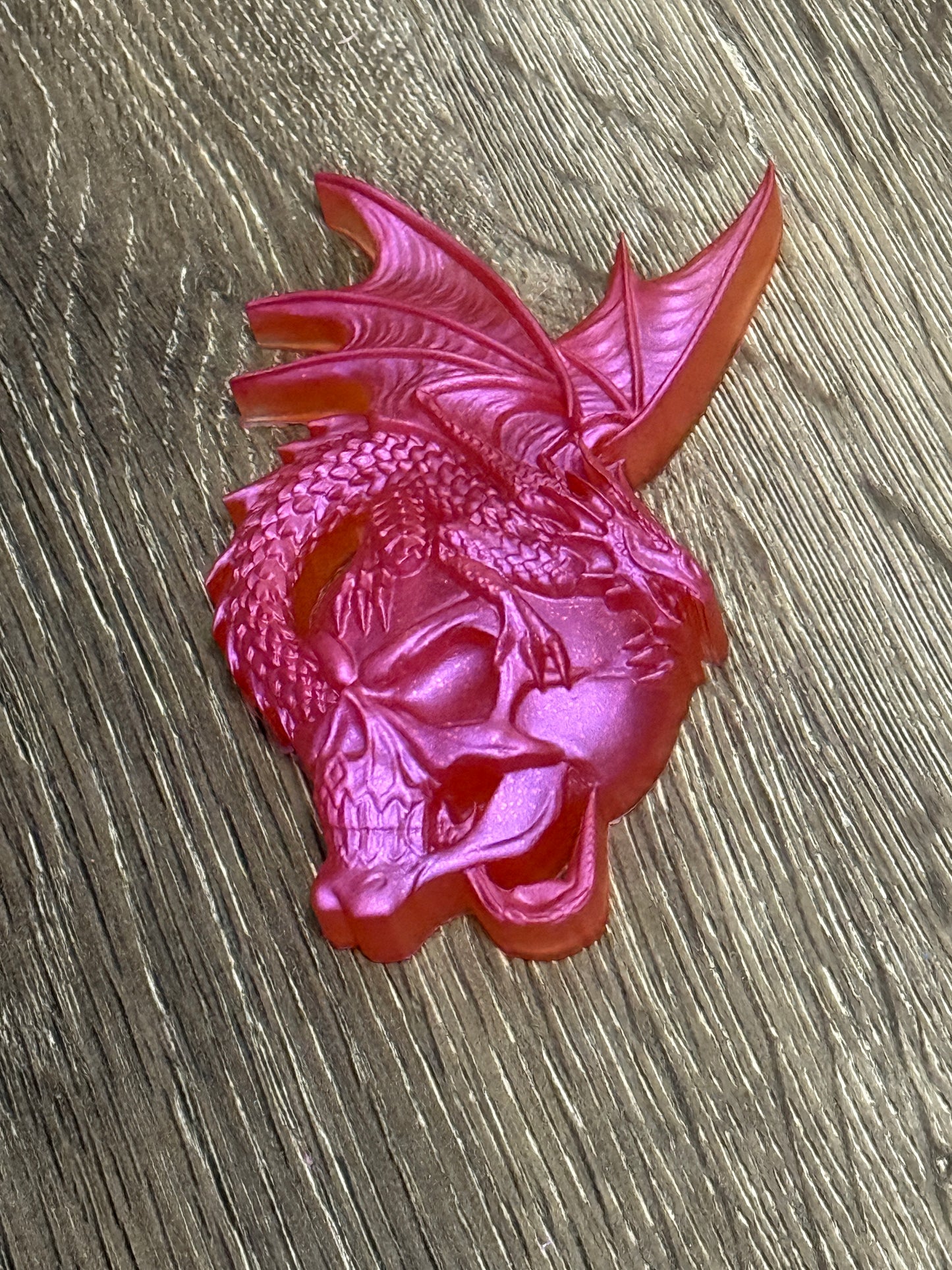 Dragon on Skull