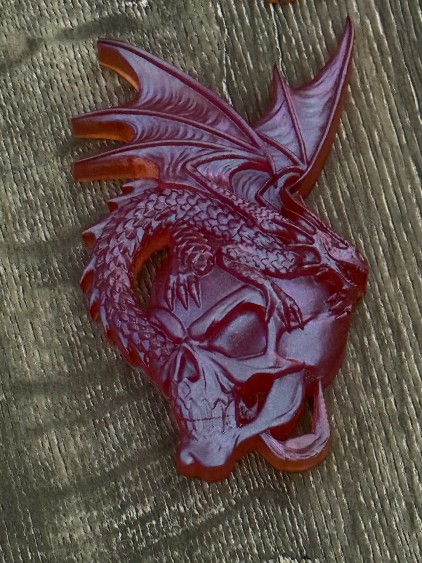 Dragon on Skull