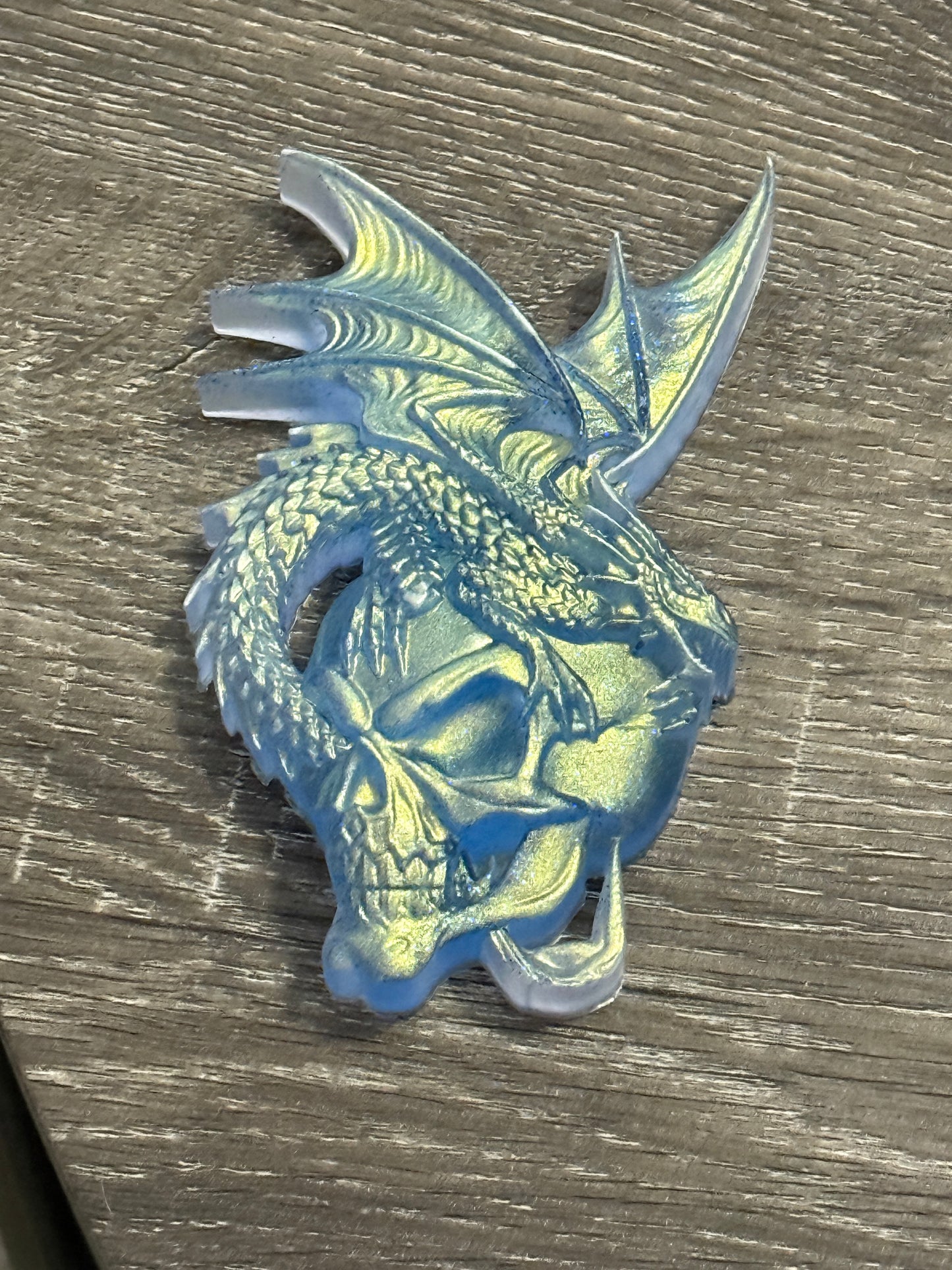 Dragon on Skull