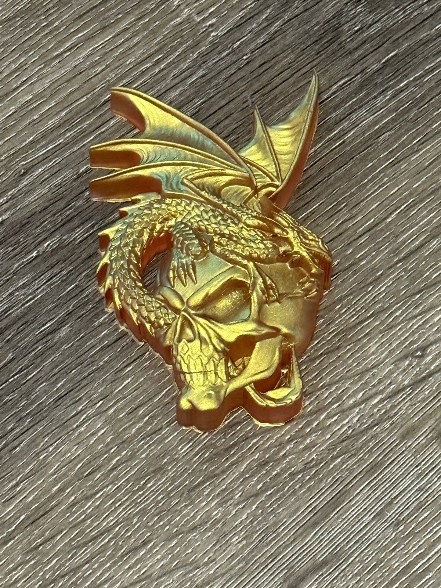 Dragon on Skull