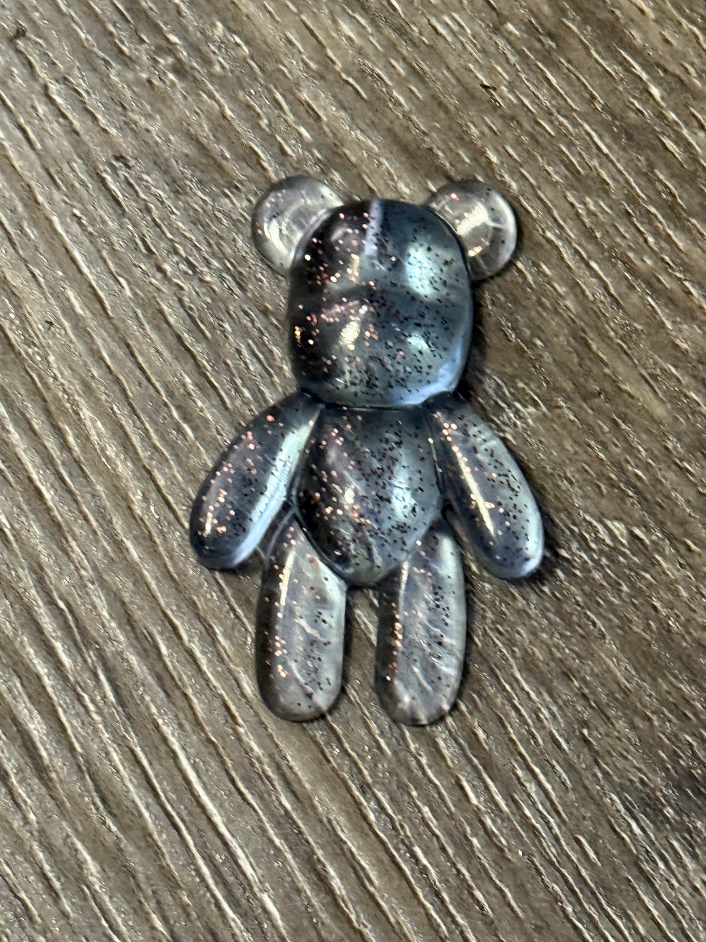 Glitter Bear Keychain