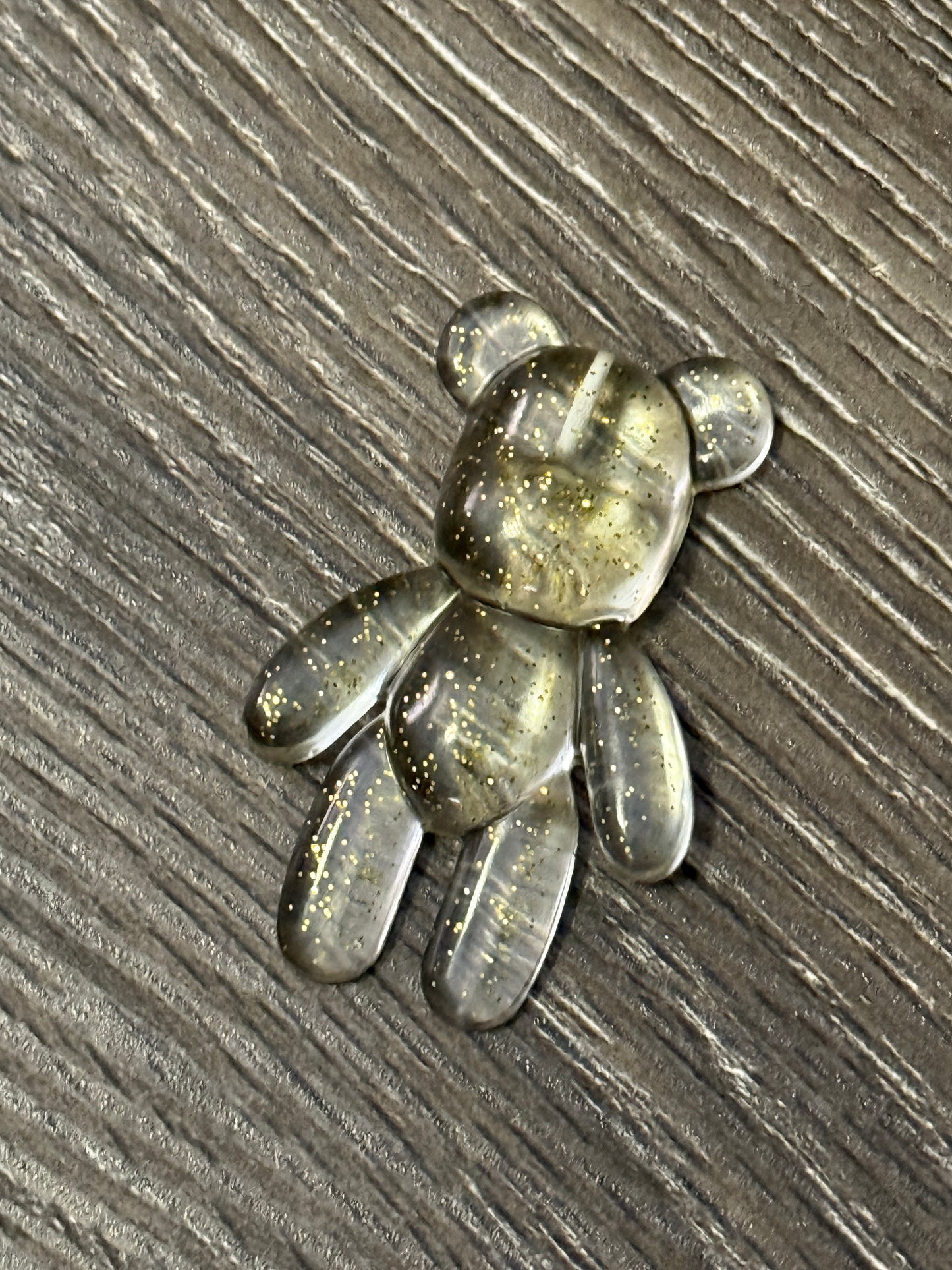 Glitter Bear Keychain