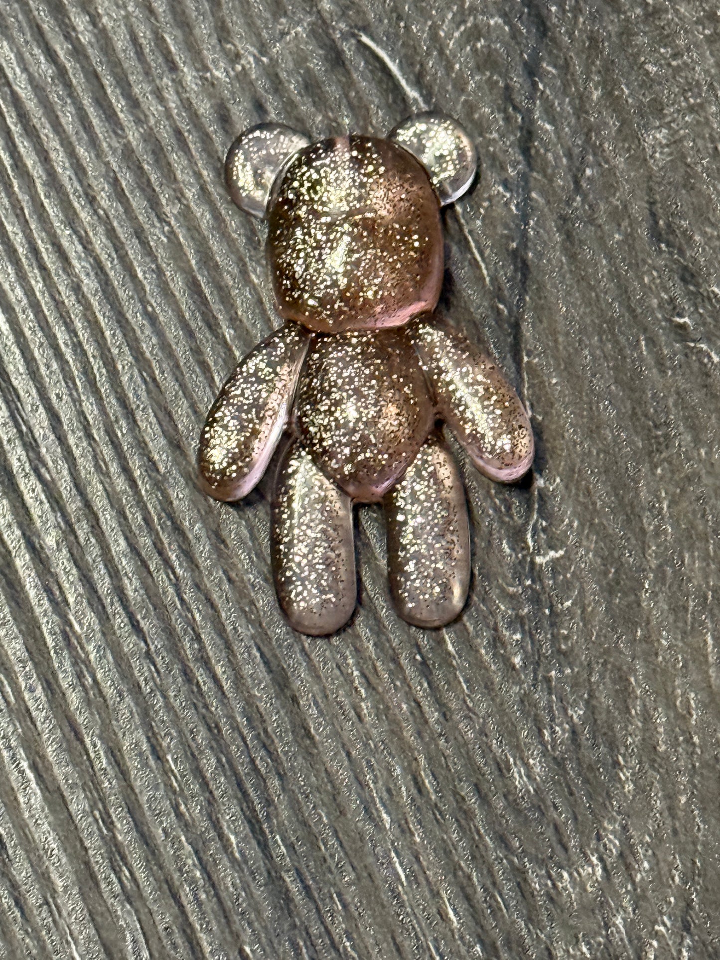 Glitter Bear Keychain