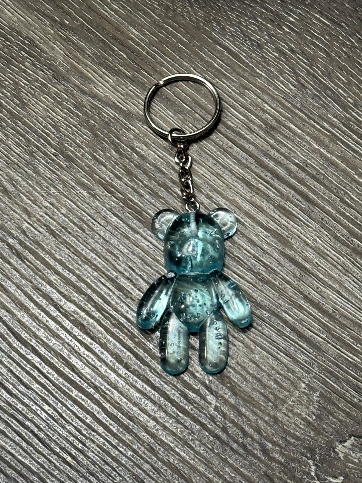 Glitter Bear Keychain