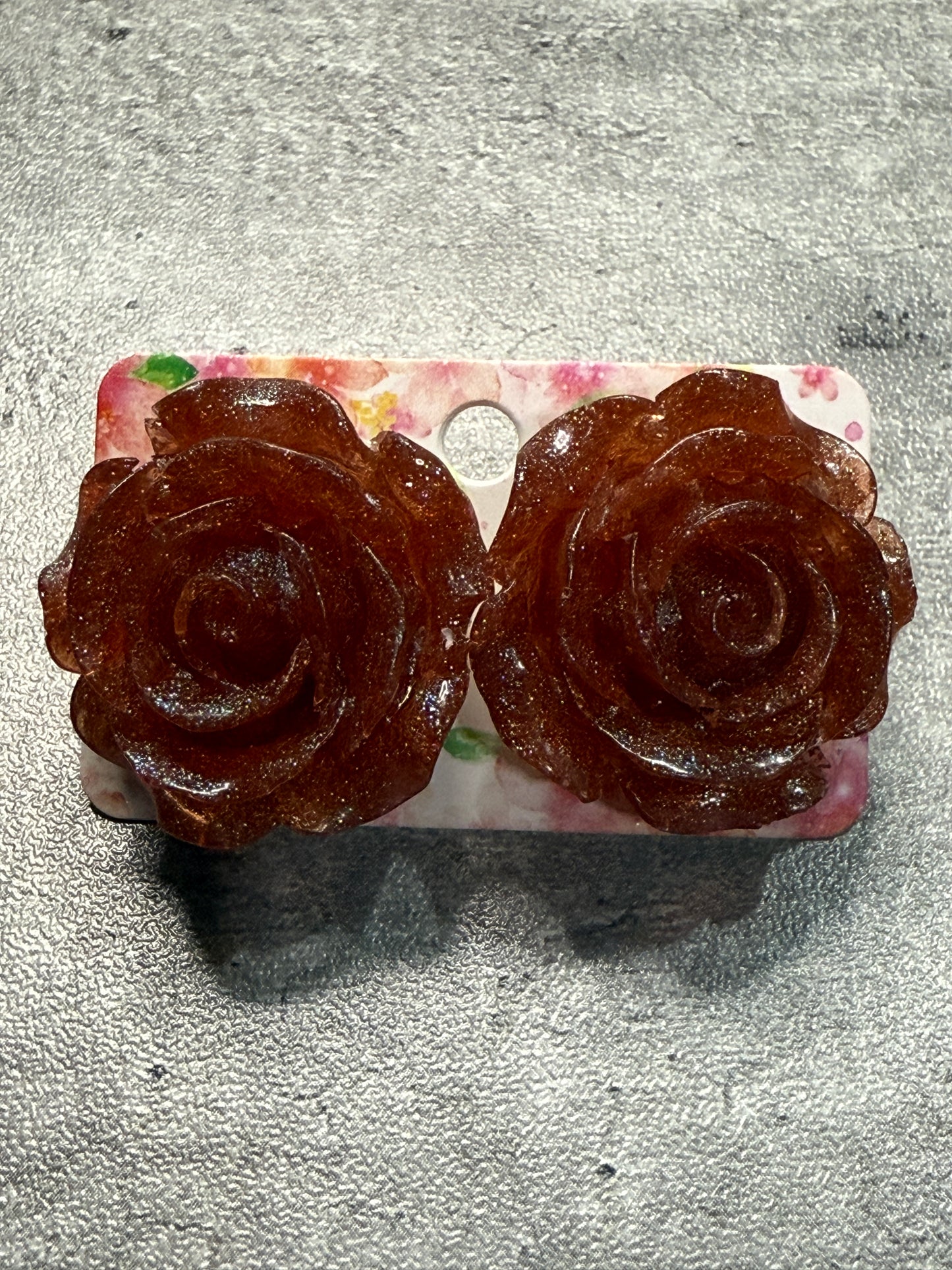 Rose Stud Earrings