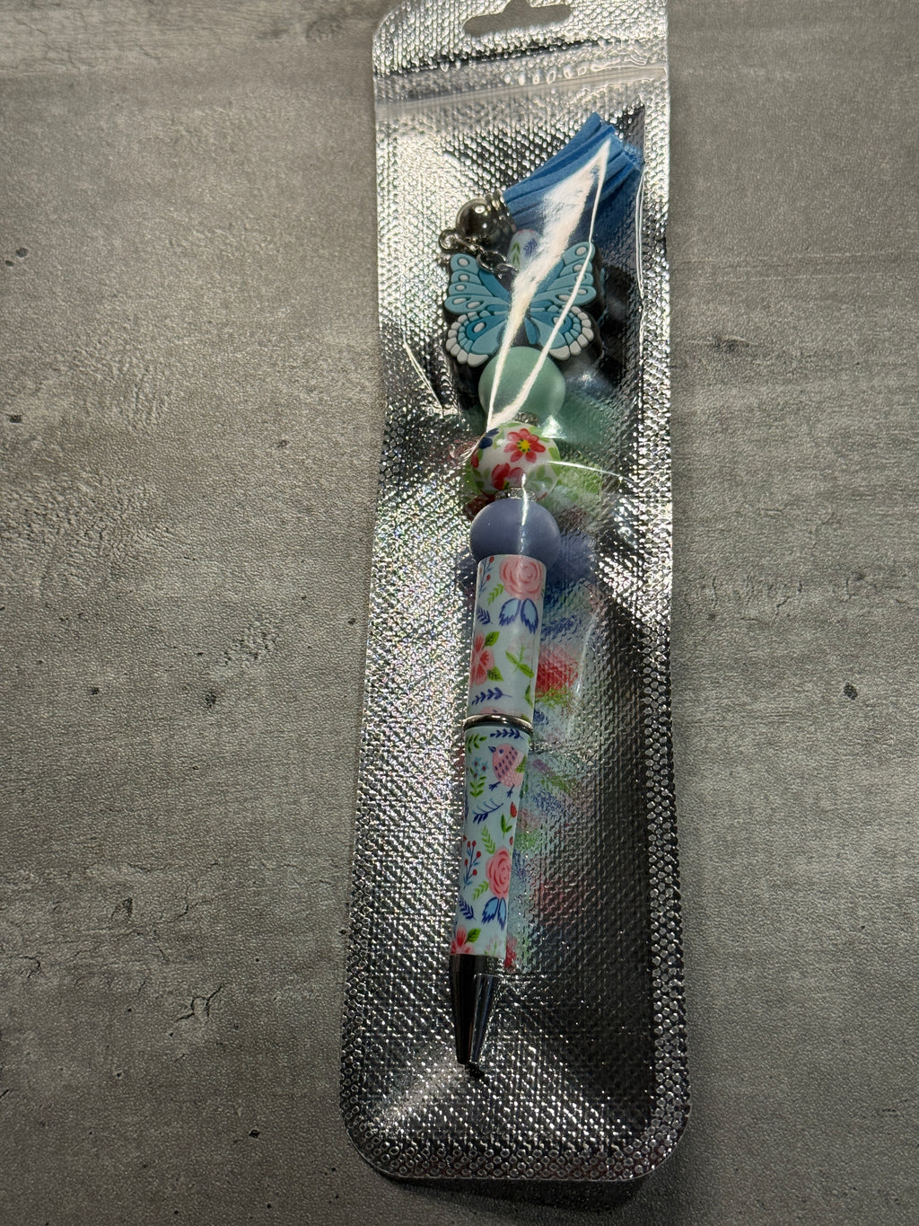 Beaded Butterfly Pen