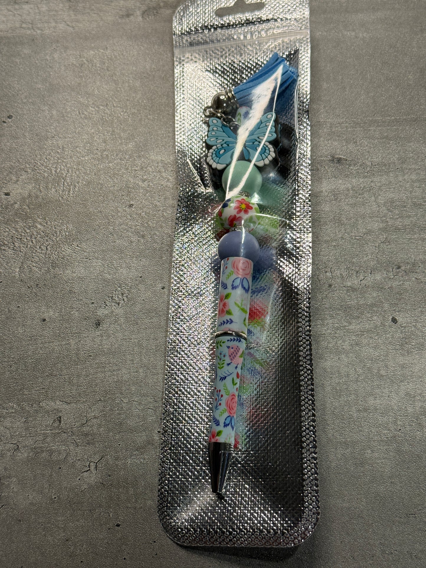 Beaded Butterfly Pen