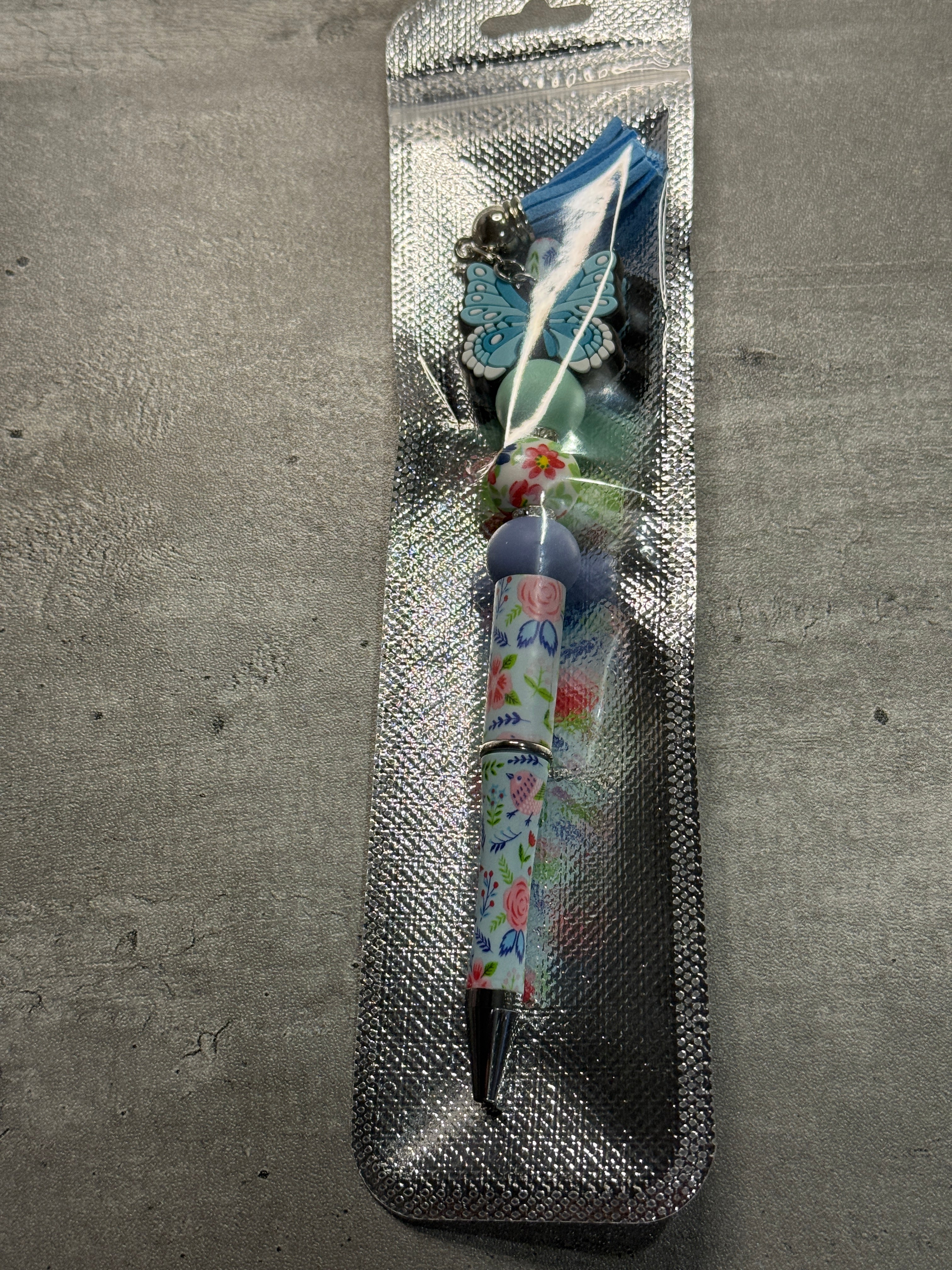 Beaded Butterfly Pen