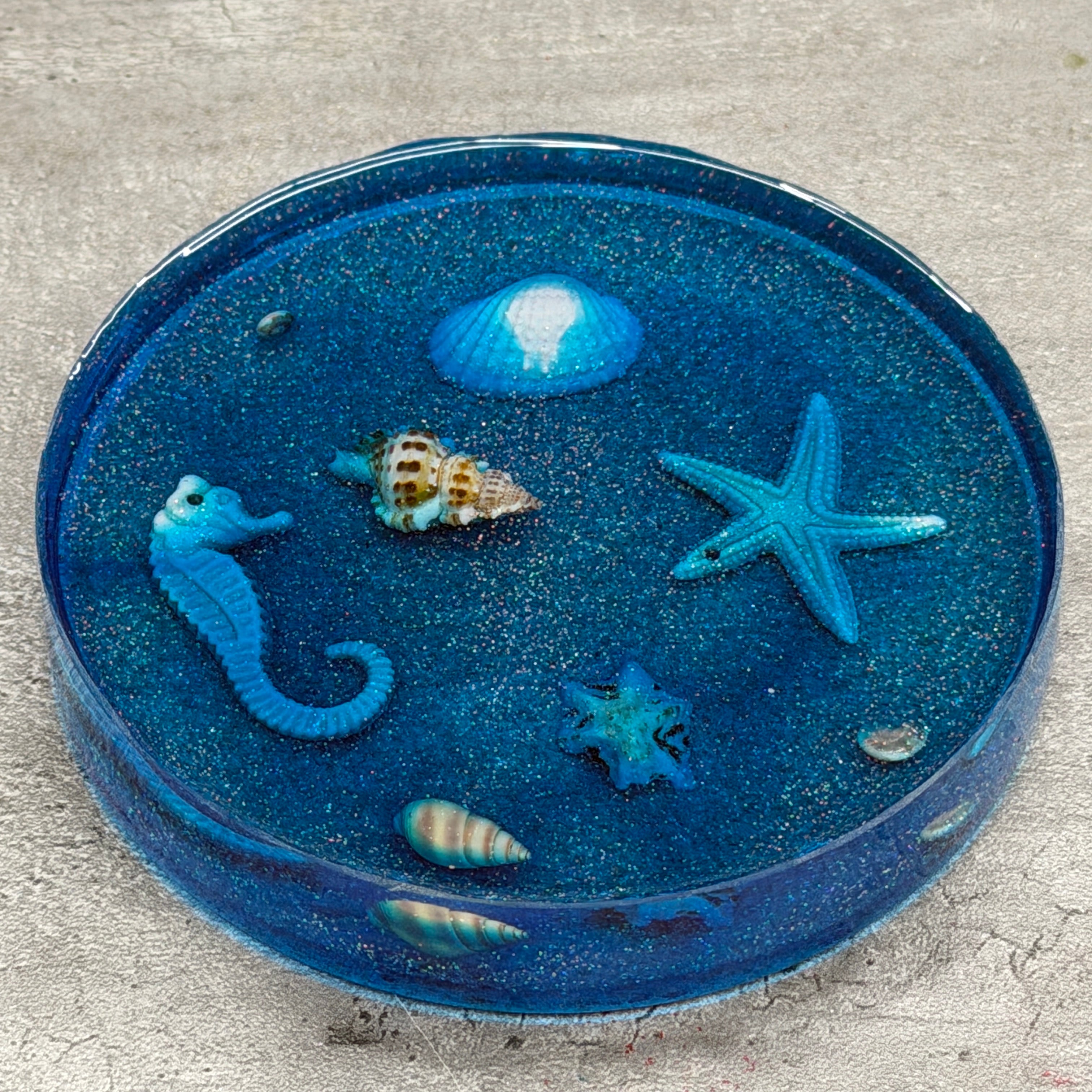 Resin Under the Sea Coaster