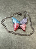 Pastel Butterfly Pendant Necklace