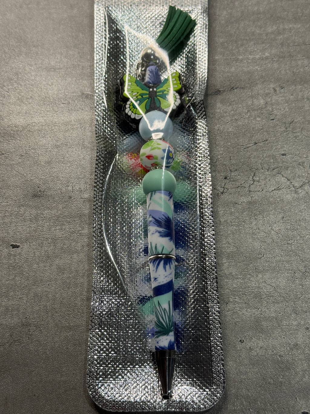 Beaded Butterfly Pen