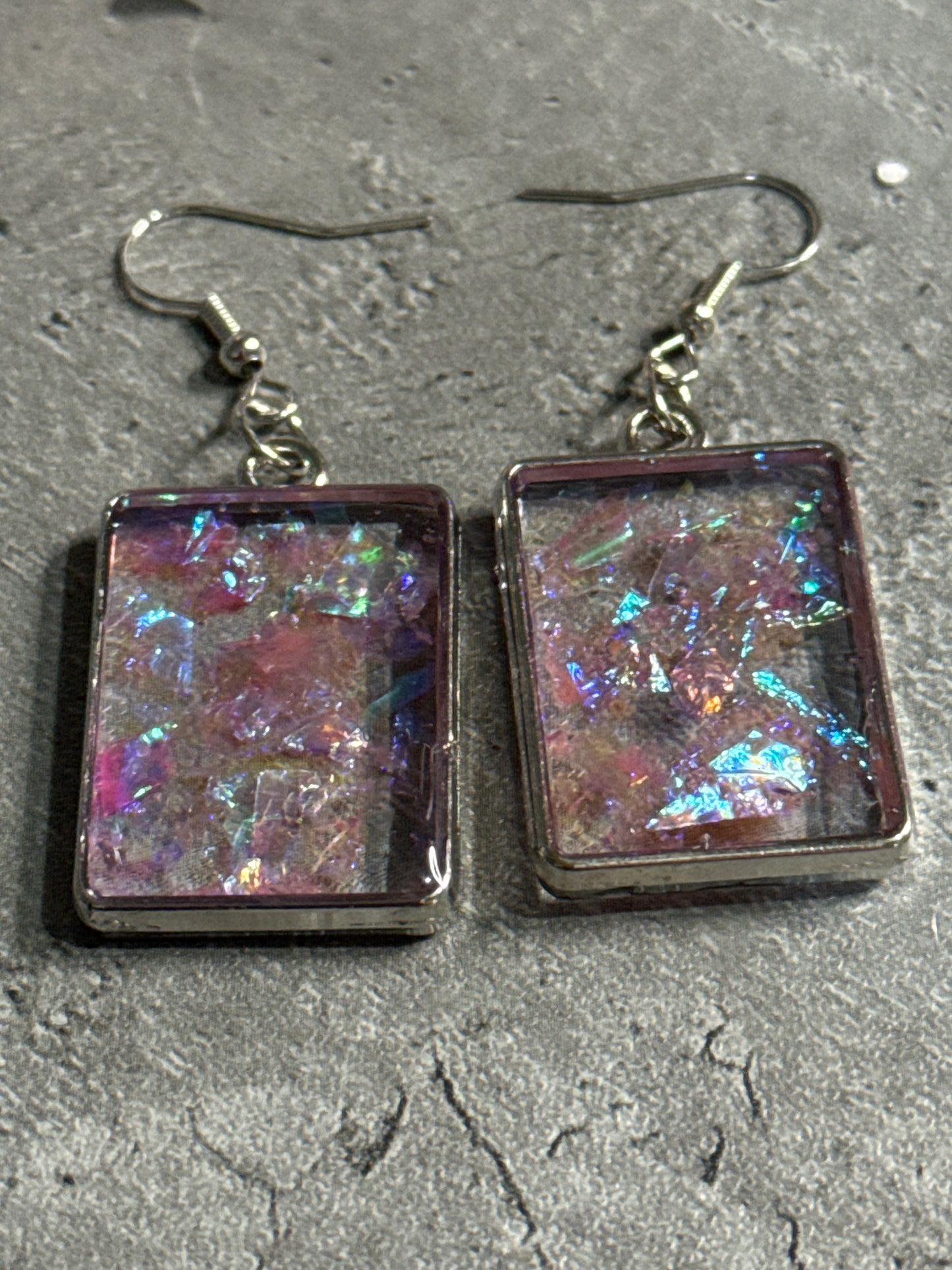 Bezel Earrings