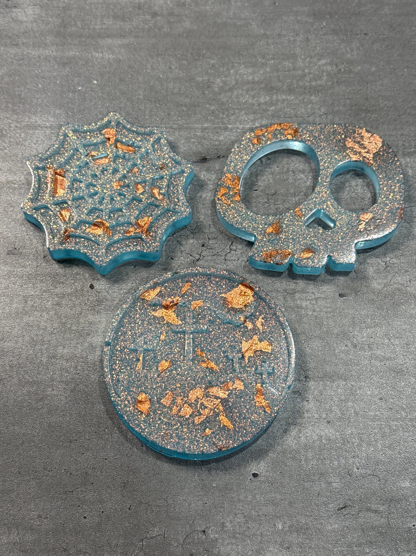 Small Halloween Coasters - Set of 3