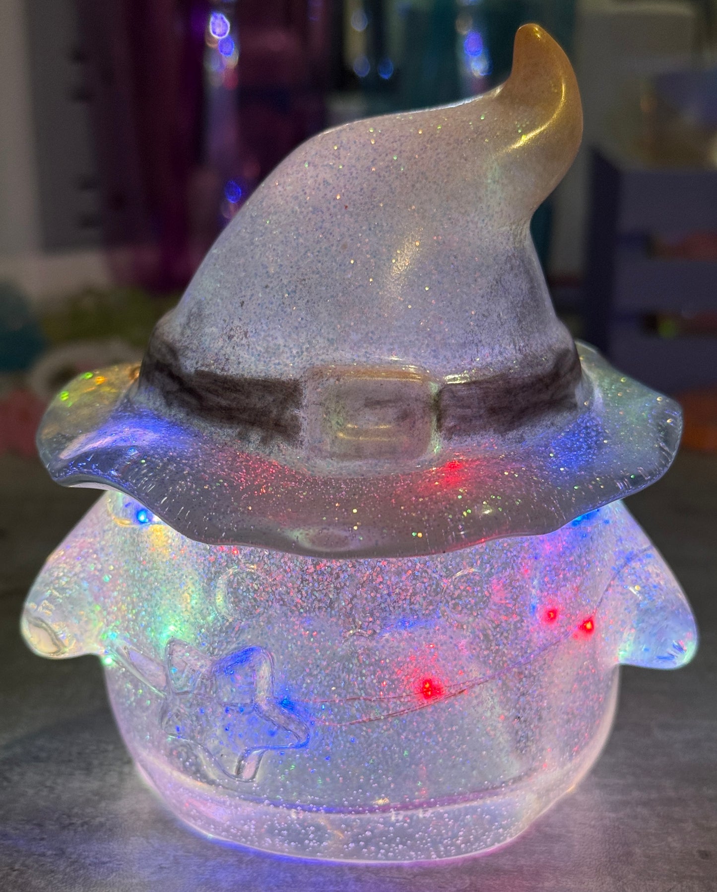 Witchy Ghost Jar - With LED