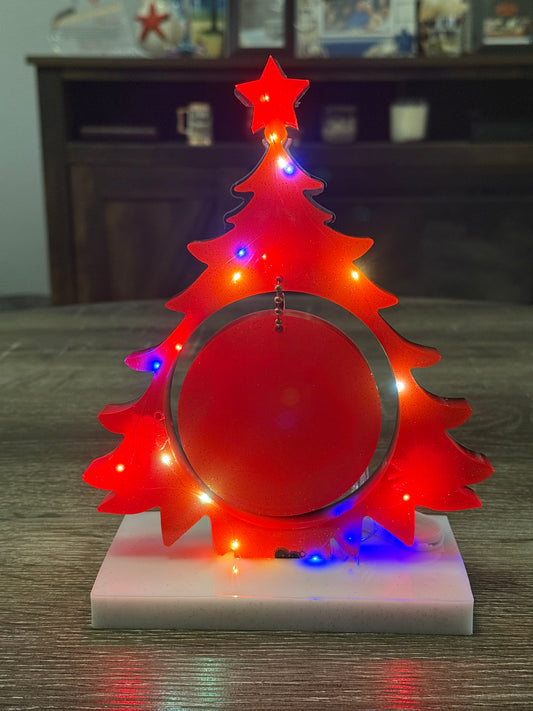 Christmas Tree w/ solid LED lights