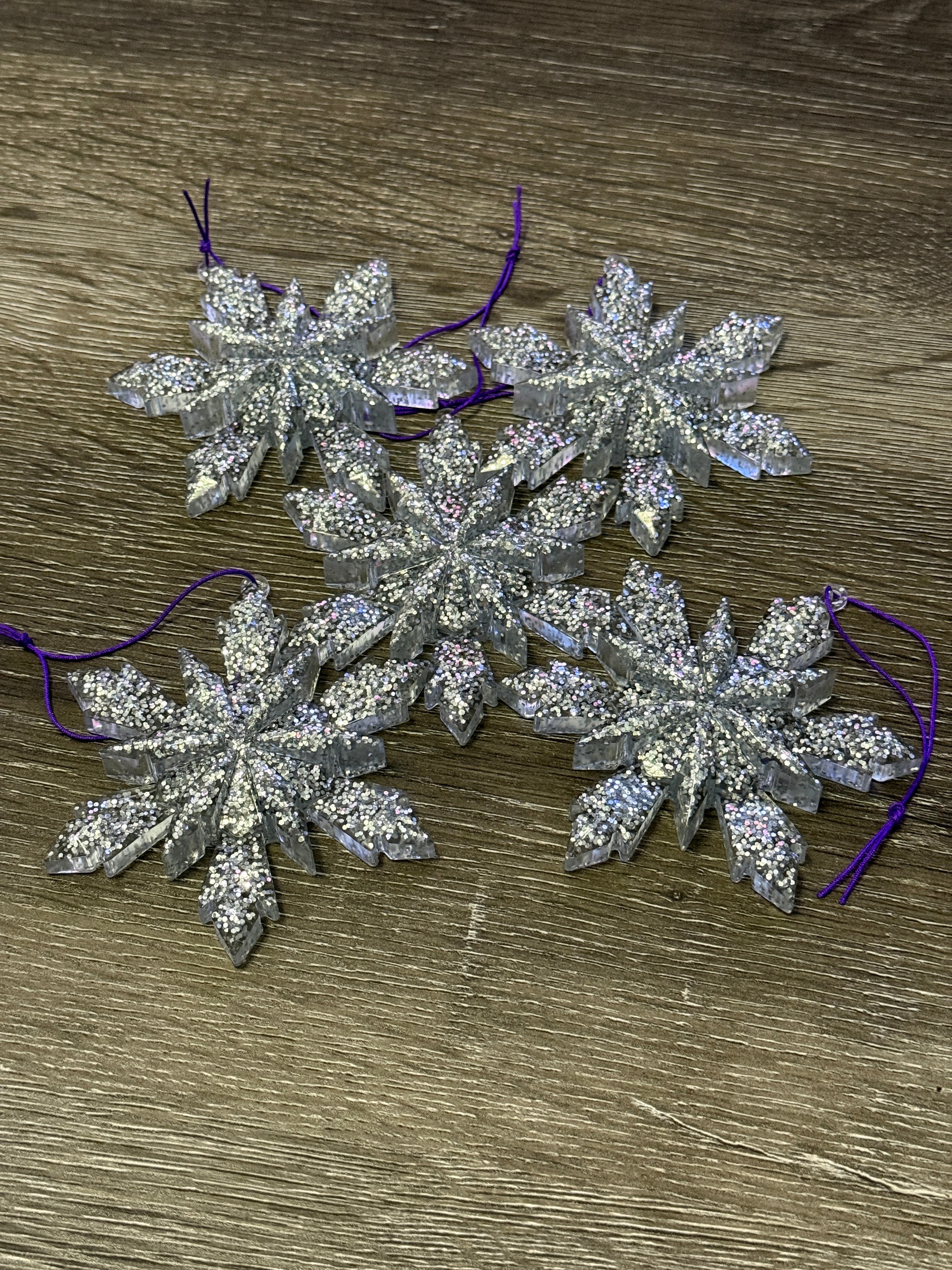 Snowflake Christmas Ornaments - Lg